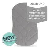 Elys & Co Waterproof Quilted Bassinet Sheet