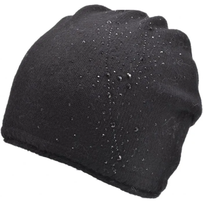 Embellished Cashmere Blend Beanie