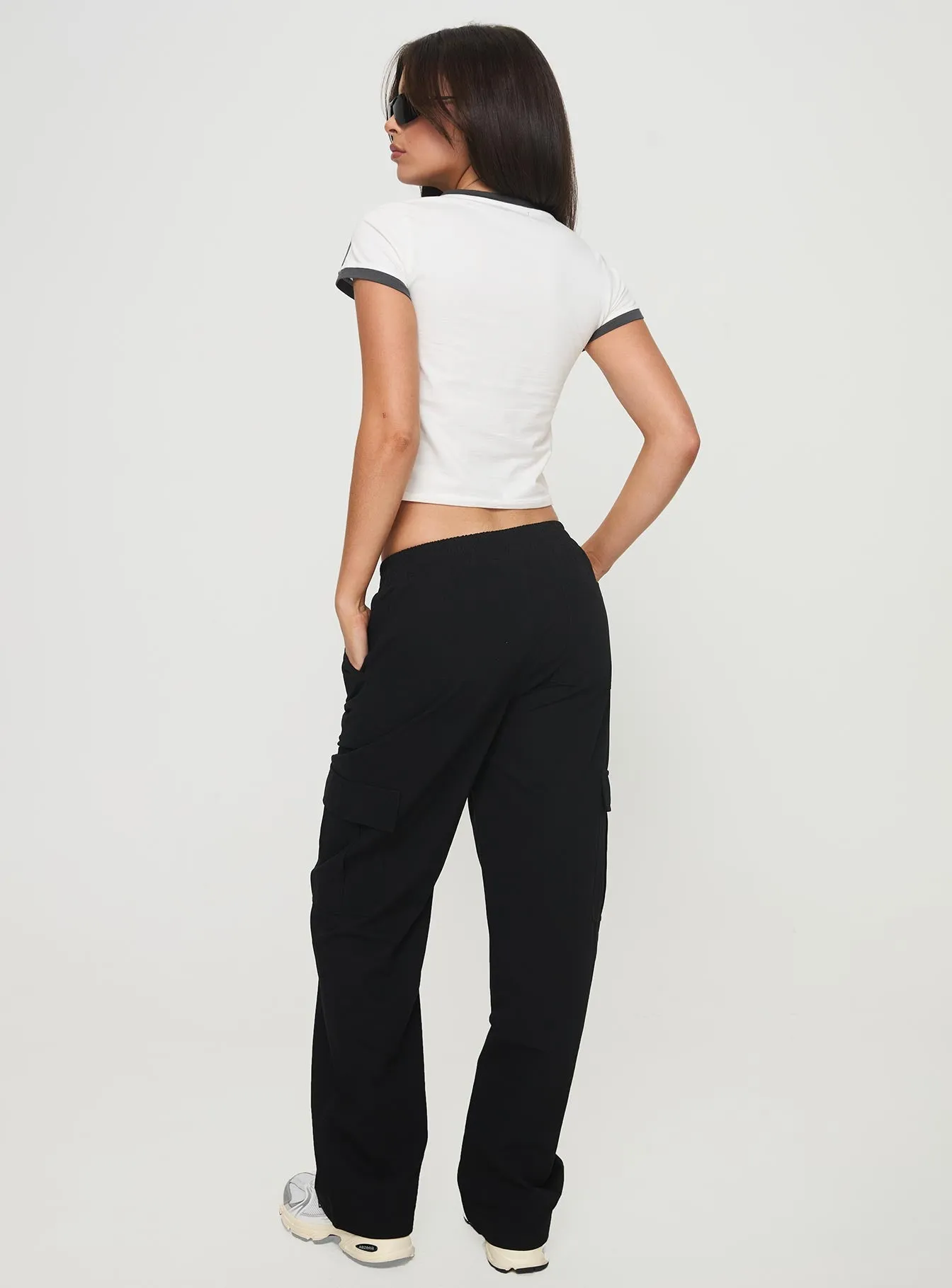 Enchantia Relaxed Cargo Pants Black