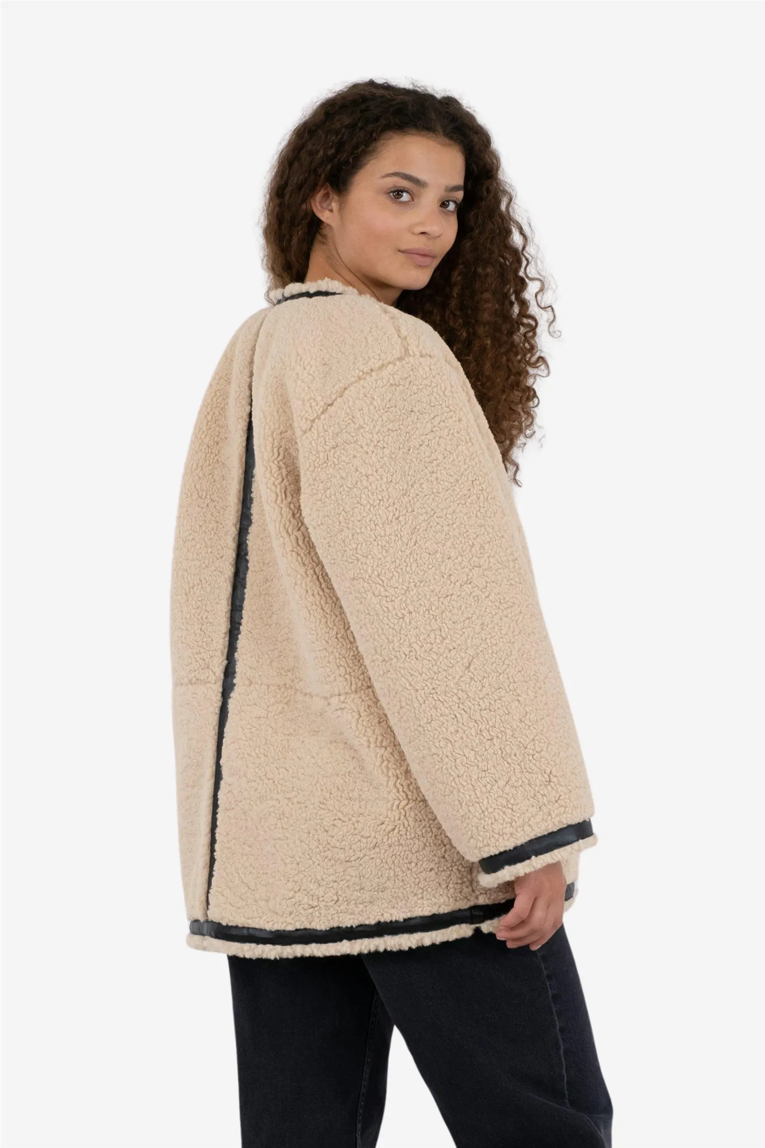 Fanny Teddy Jacket Camel