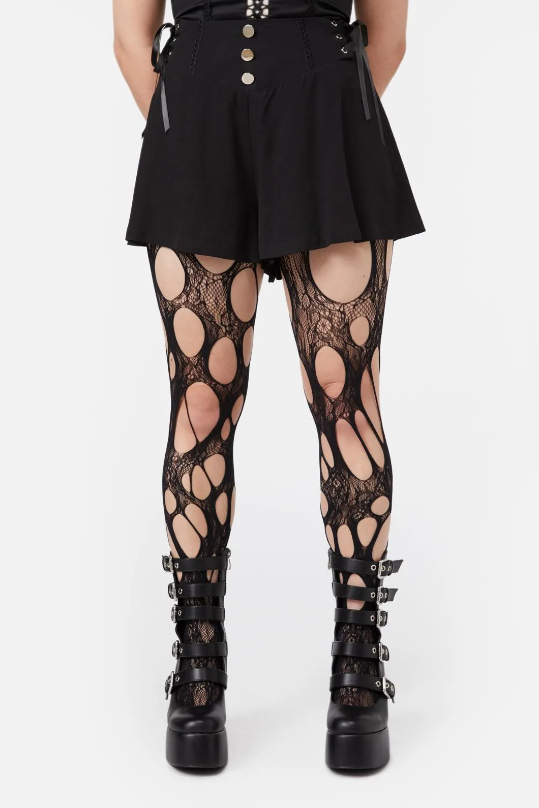 Faux Torn Tights