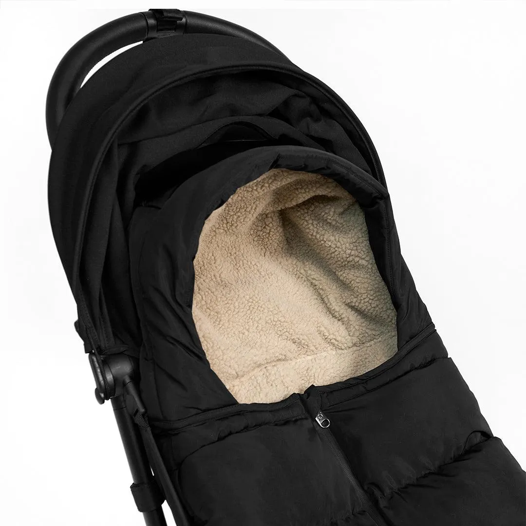 Finnson Alma Eco Universal Pram Footmuff  - Black