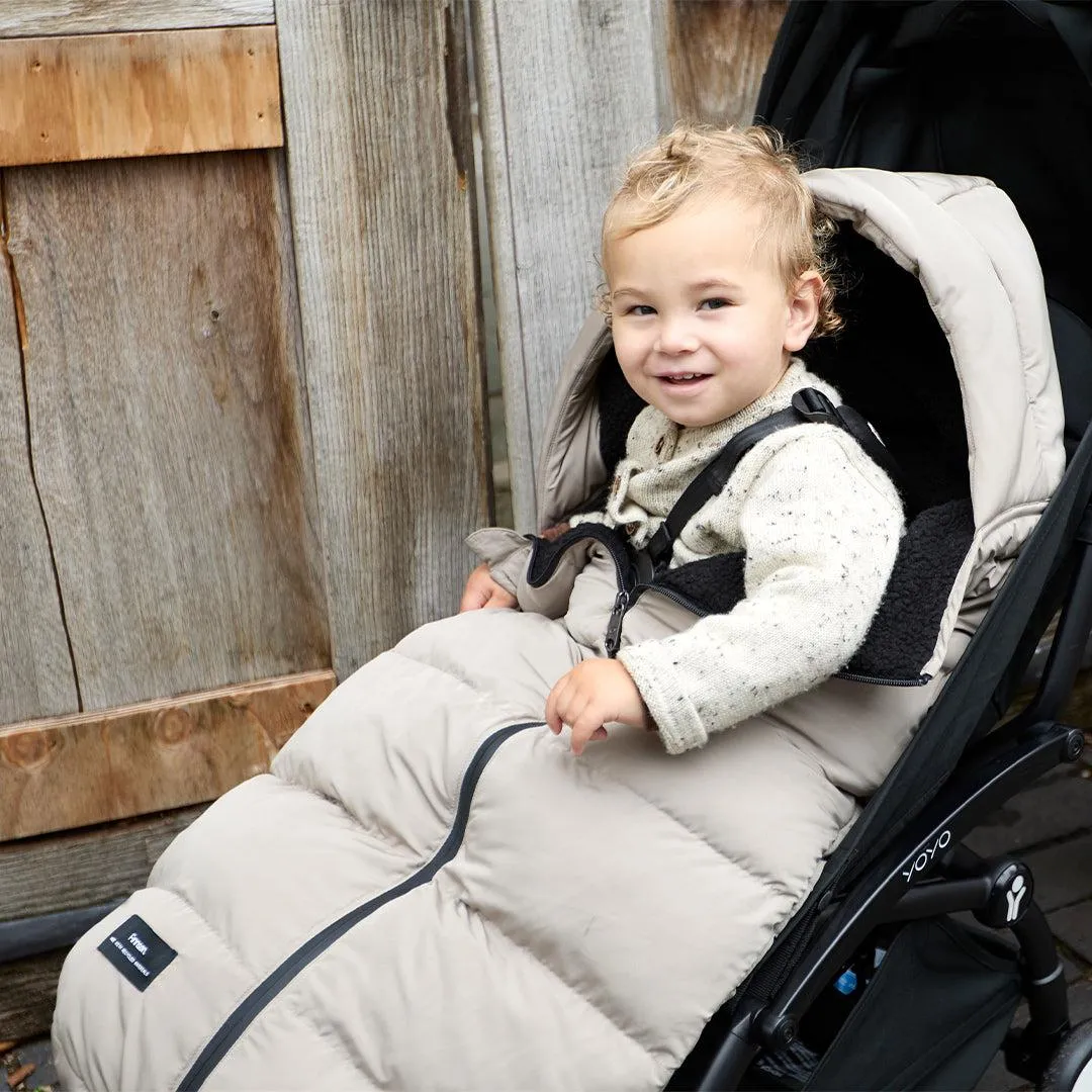 Finnson Alma Eco Universal Pram Footmuff  - Taupe