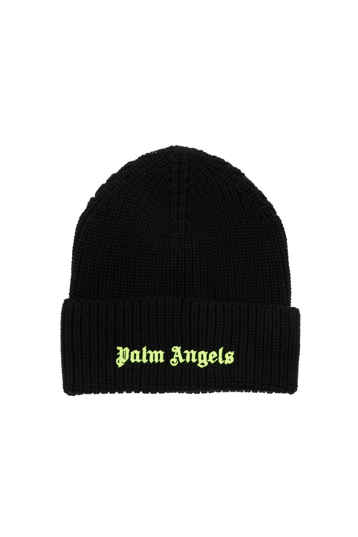 fluorescent logo beanie