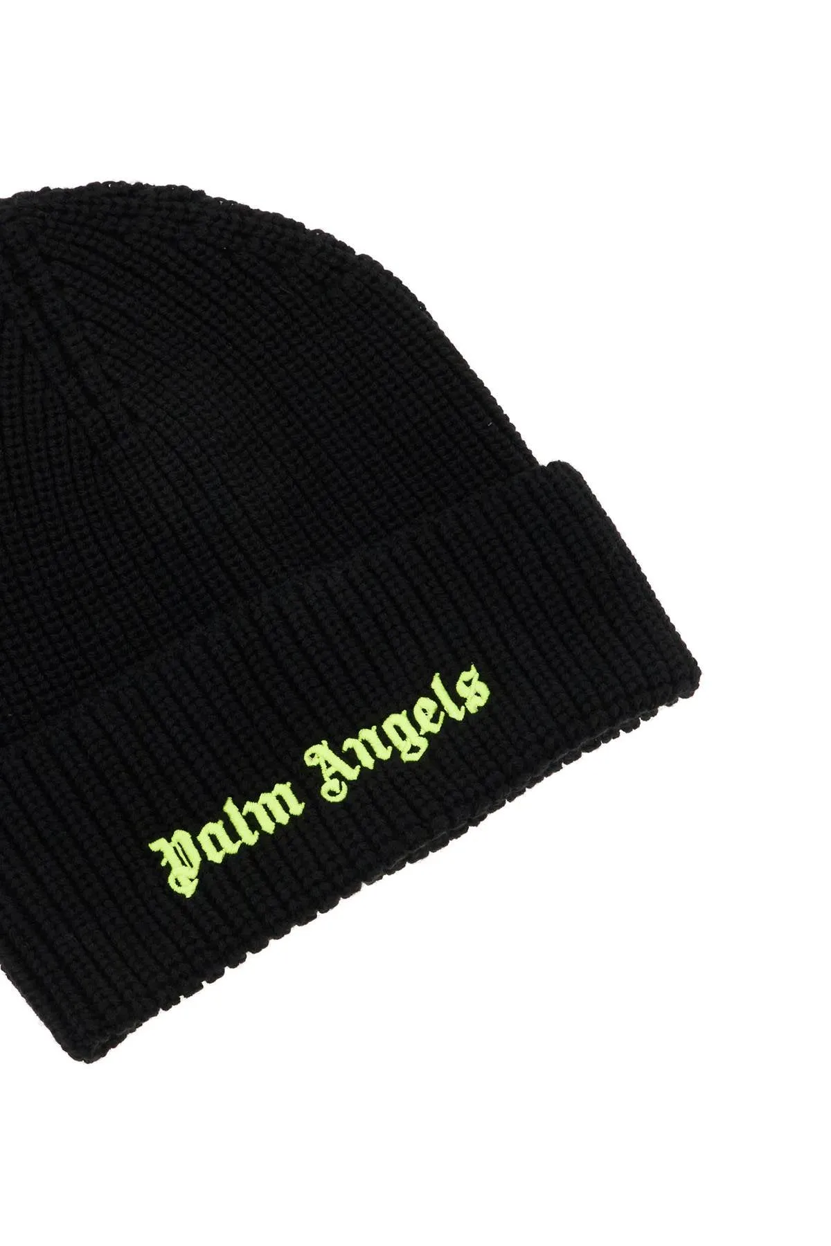 fluorescent logo beanie