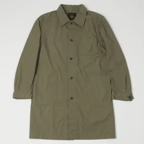 Full Count 2888 Poplin Atelier Coat - Ash Green