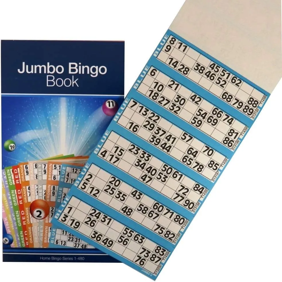 Funny Teddy Tambola Tickets - 1200 Tickets (2 Book) | Each Book Contains 600 Tickets | Bingo Game Tickets | Paper Tickets