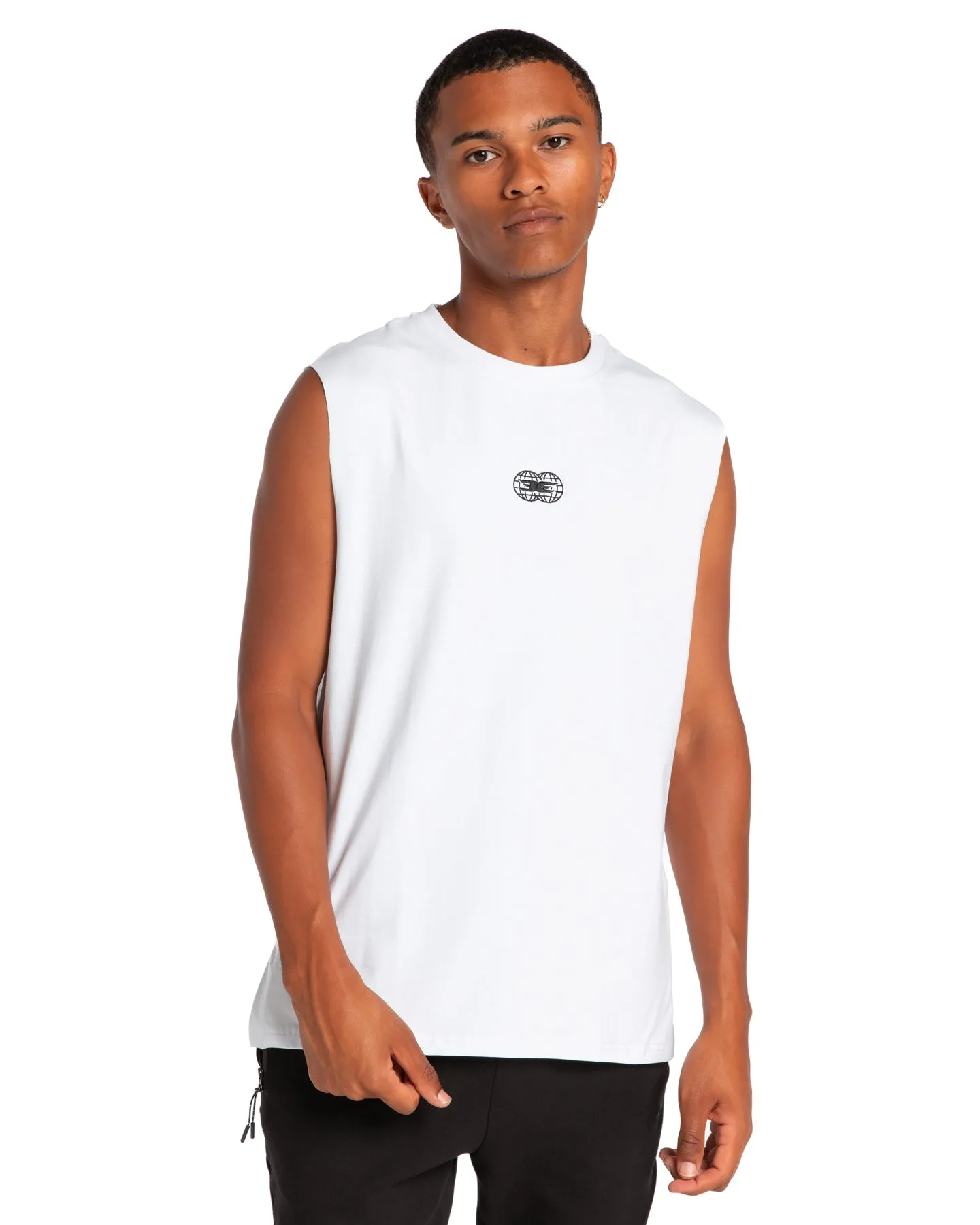 Global Athletics Tank - White