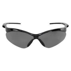 Global Glove Spearfish Smoke Performance Fog Technology Lens Safety Glasses - Shiny Black Frame