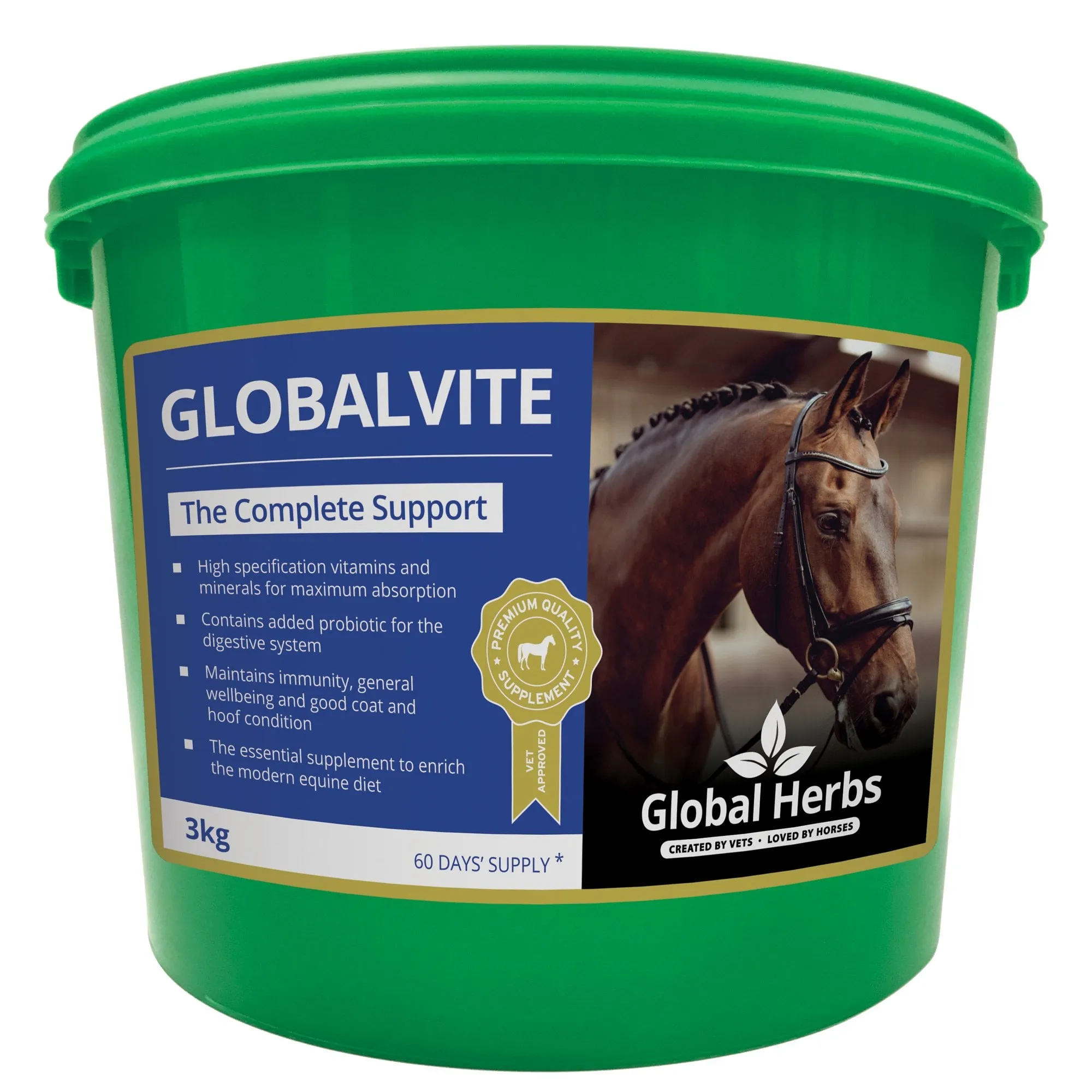 Global Herbs GlobalVite Supplement for Horses and Ponies