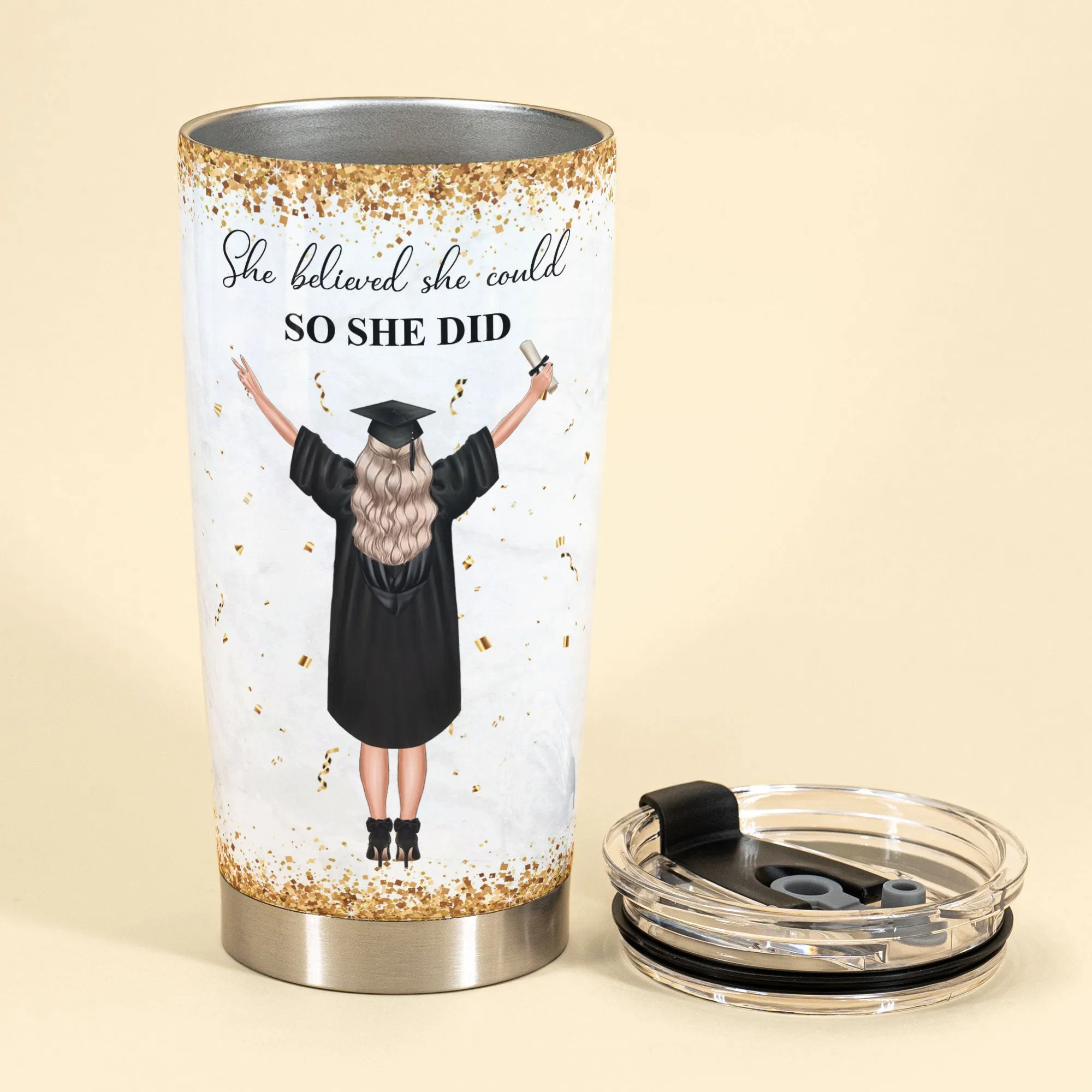 Graduate Even A Global Pandemic - Personalized Tumbler