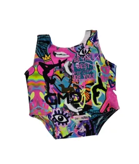 Graffiti Teddy Leotard