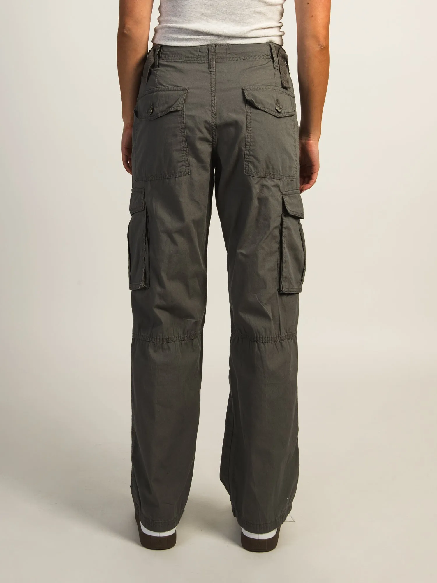 HARLOW PAIGE CARGO PANT - CHARCOAL