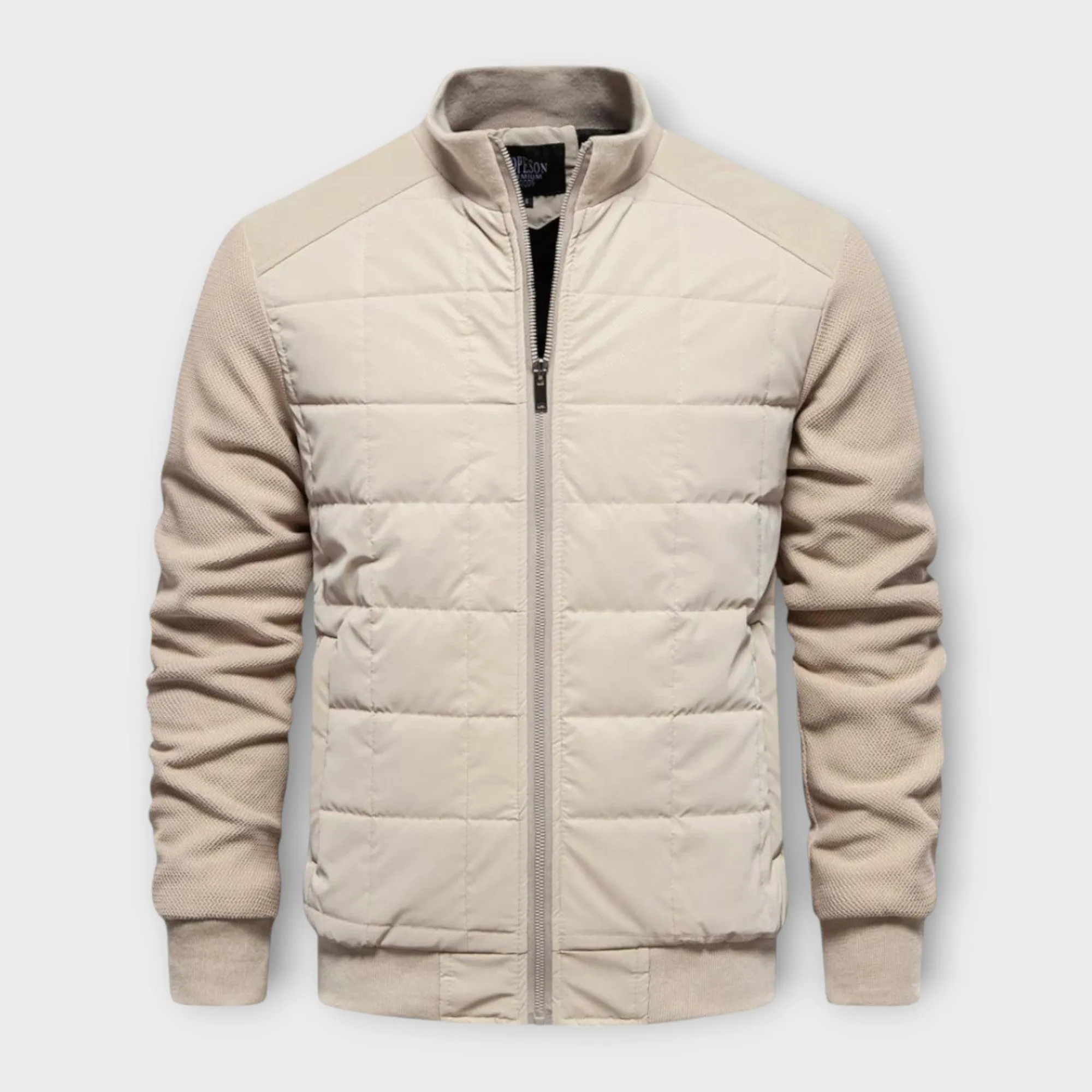 Harvey | Men's Quilted Bomber Jacket