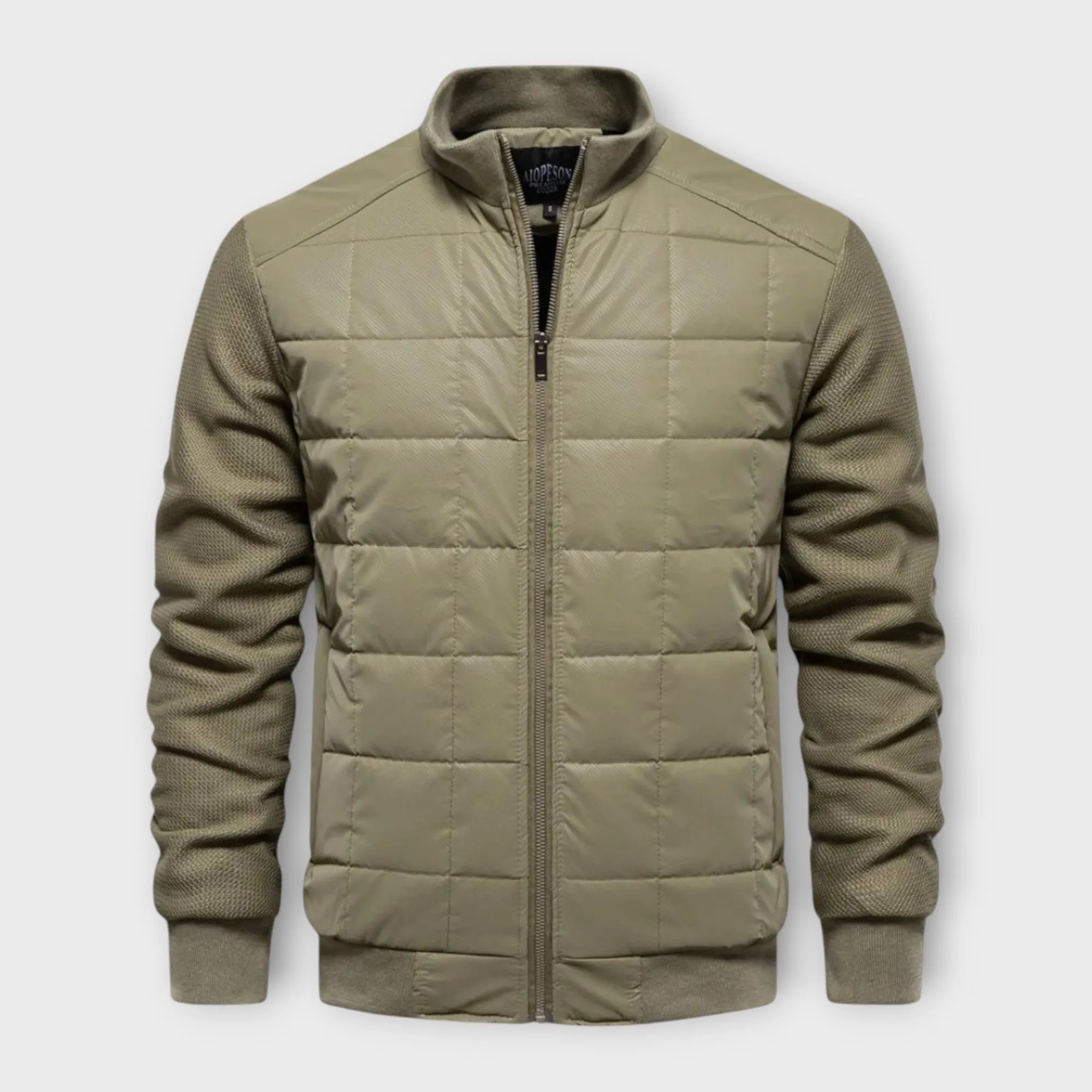 Harvey | Men's Quilted Bomber Jacket