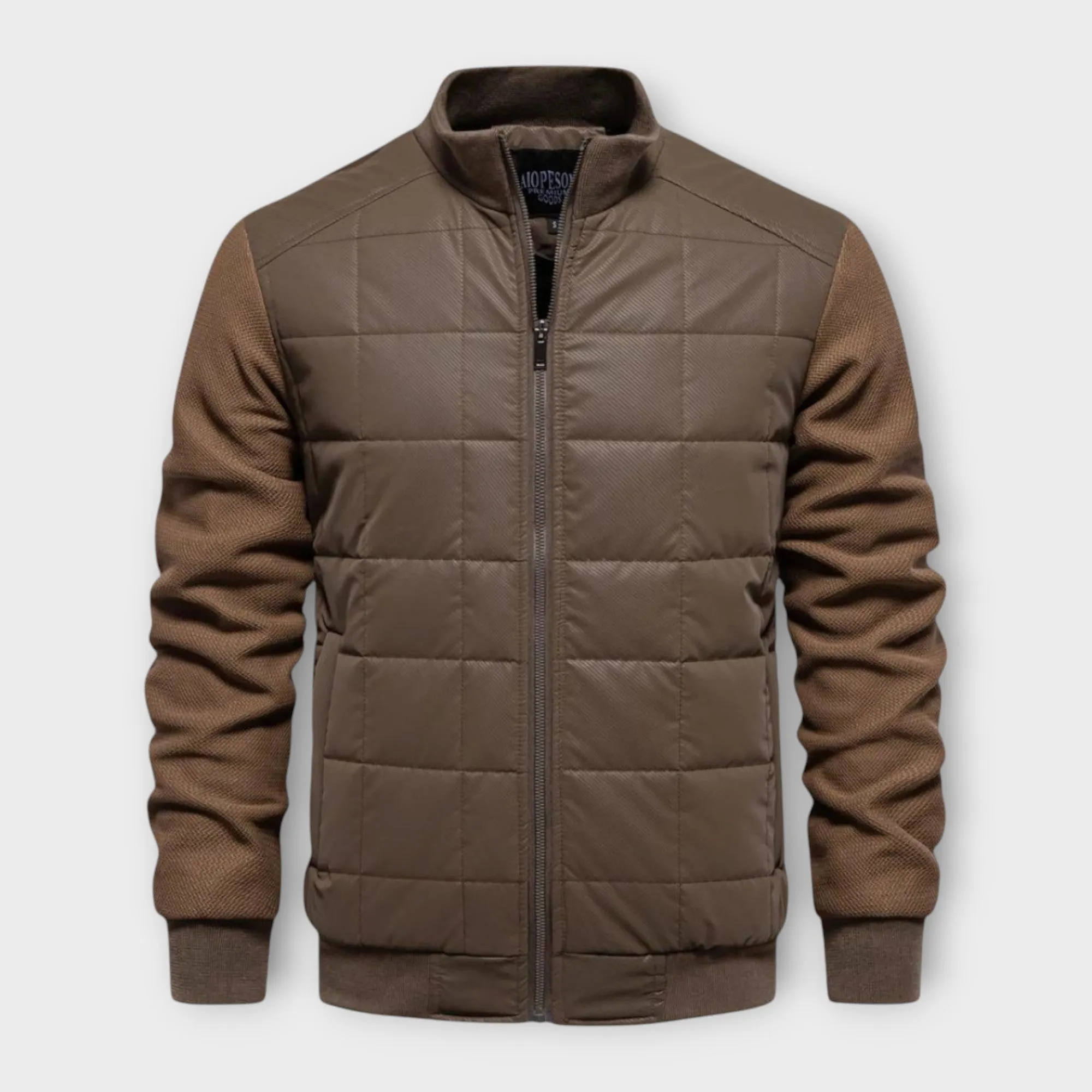 Harvey | Men's Quilted Bomber Jacket