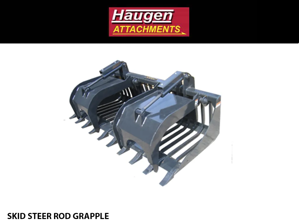 HAUGEN ROD GRAPPLES FOR SKID STEERS