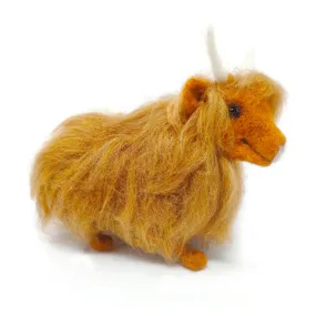 Highland Cow Needle Felting Kit