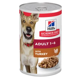 Hills Canine Adult Turkey Can 370g (PER CAN)