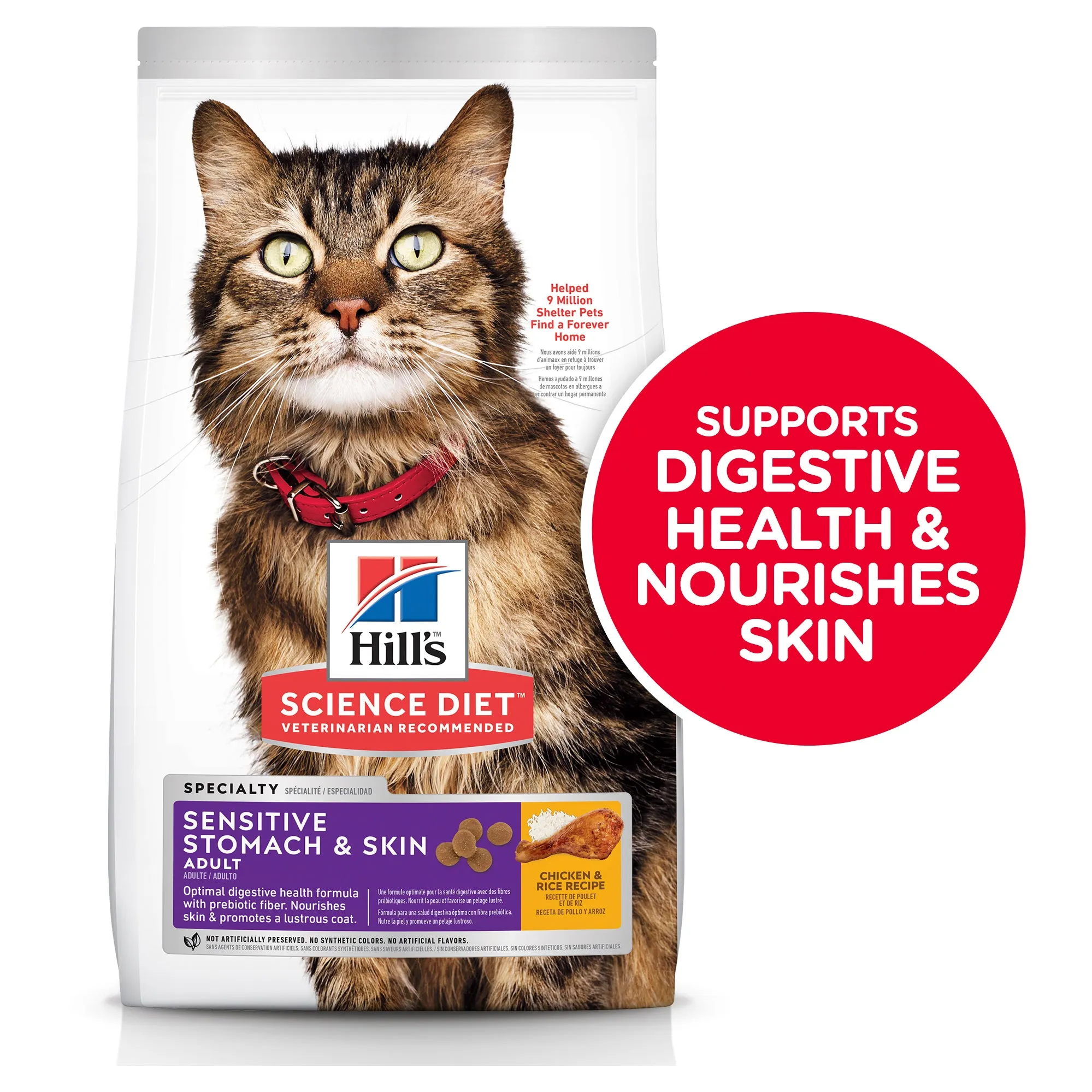 Hill's Science Diet Adult Sensitive Stomach & Skin Dry Cat Food