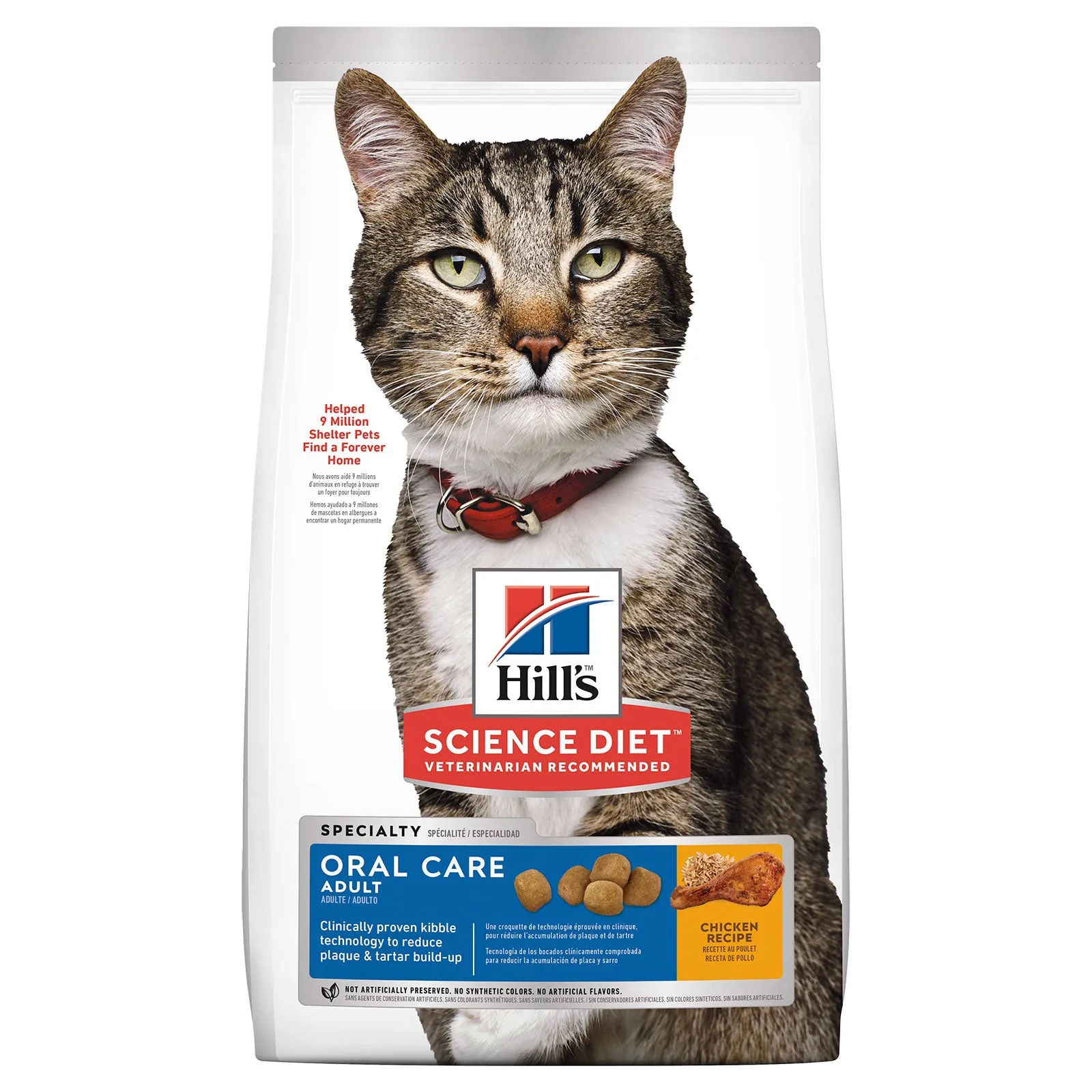 Hill's Science Diet Cat Food Adult Oral Care