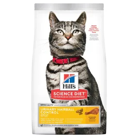 Hill's Science Diet Cat Food Adult Urinary Hairball Control