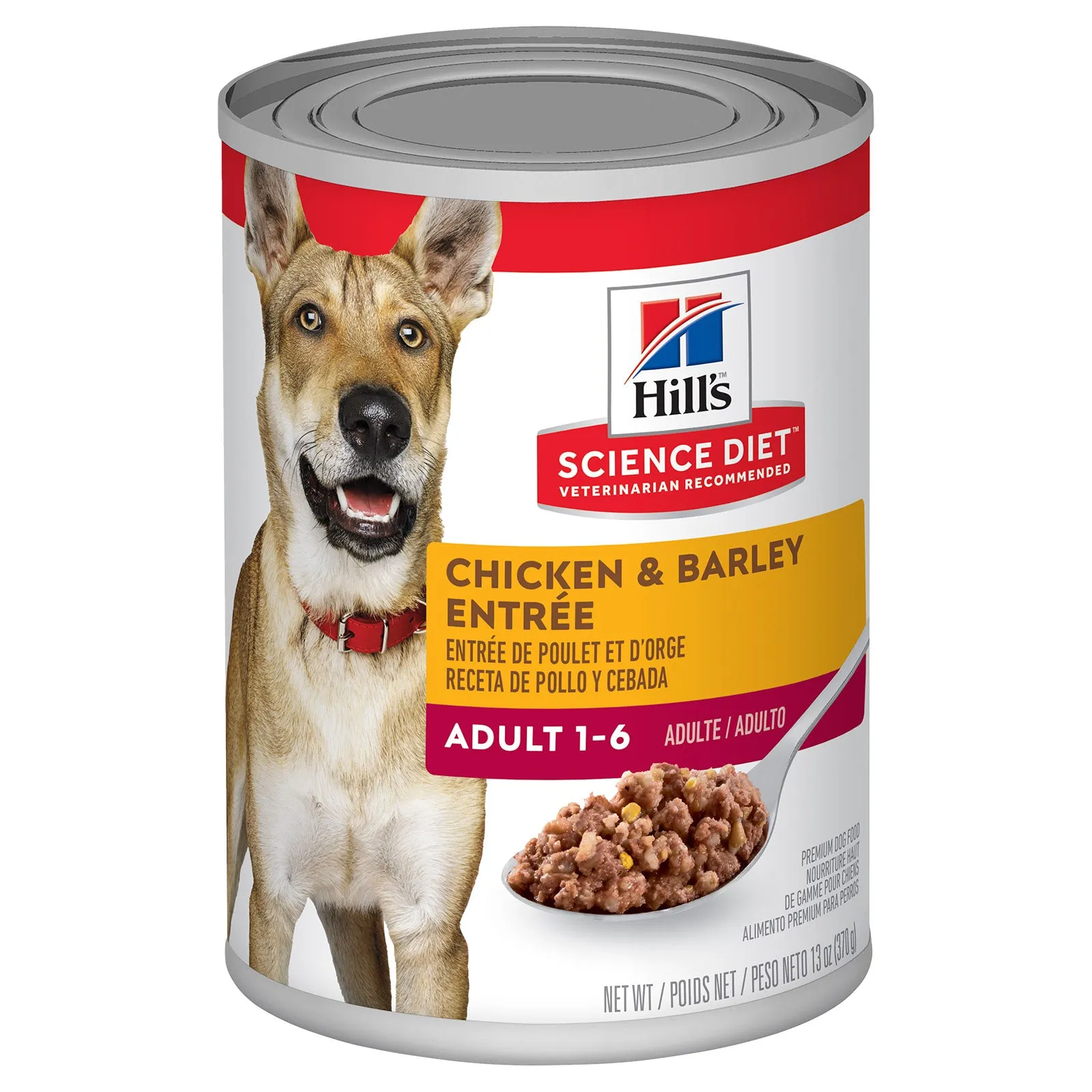 Hill's Science Diet Dog Food Can Adult Chicken & Barley Entrée