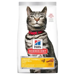 Hill's Science Diet Urinary Hairball Control Adult Dry Cat Food