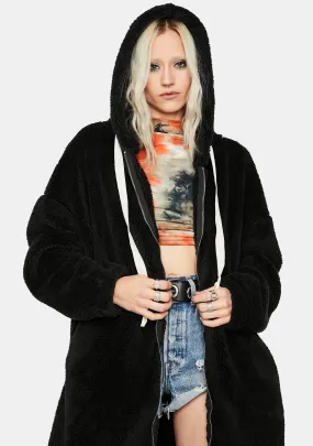 Hyped Up Longline Teddy Coat