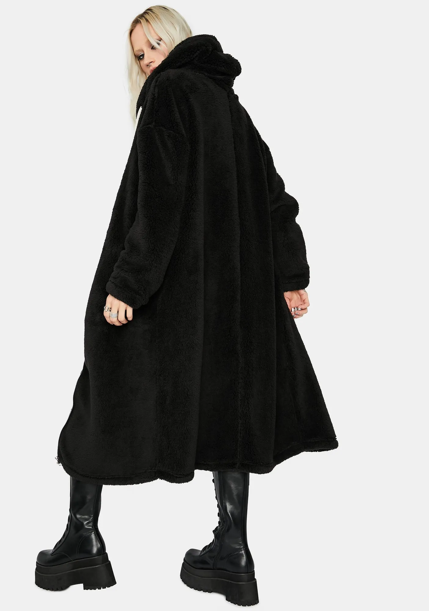 Hyped Up Longline Teddy Coat