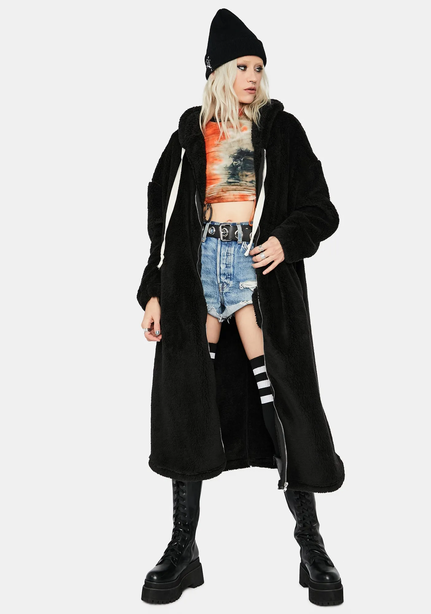 Hyped Up Longline Teddy Coat