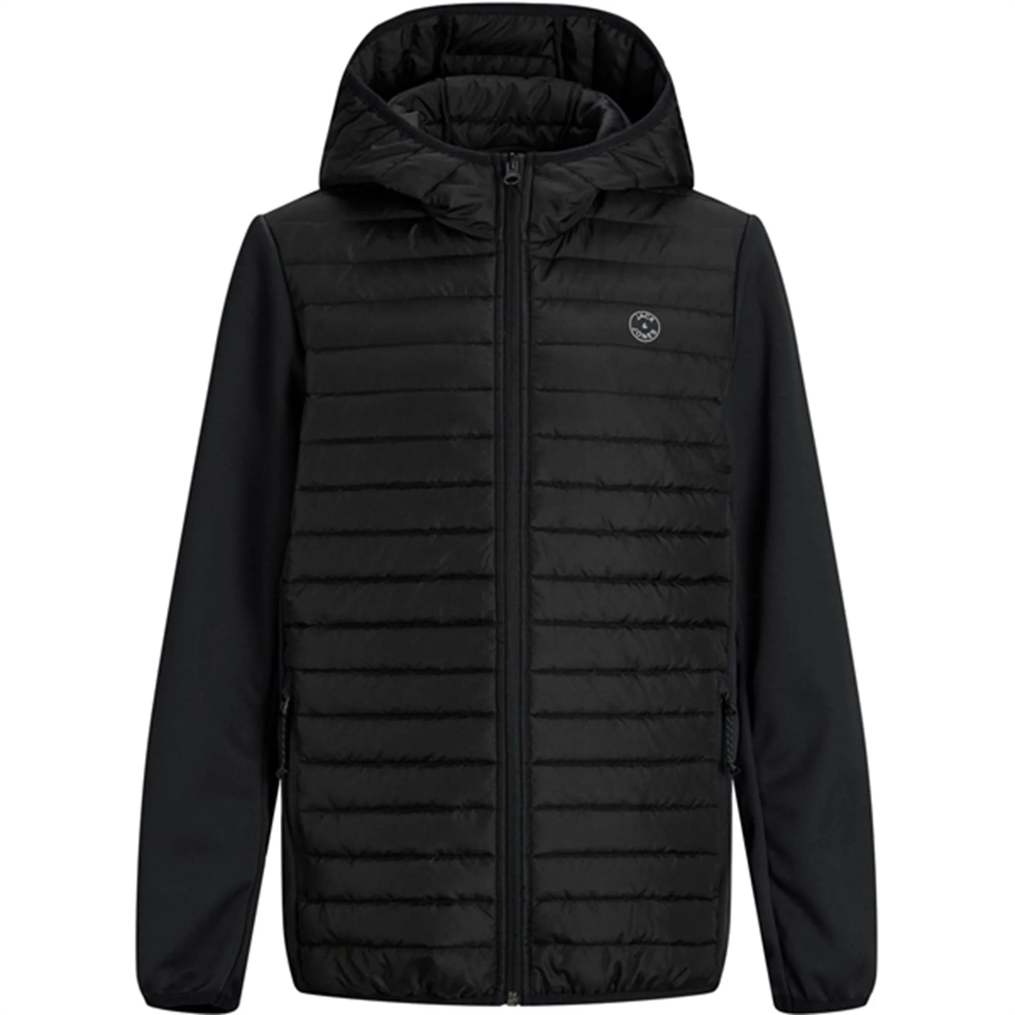 Jack & Jones Junior Black Multi Quilted Transitional Jacket Noos