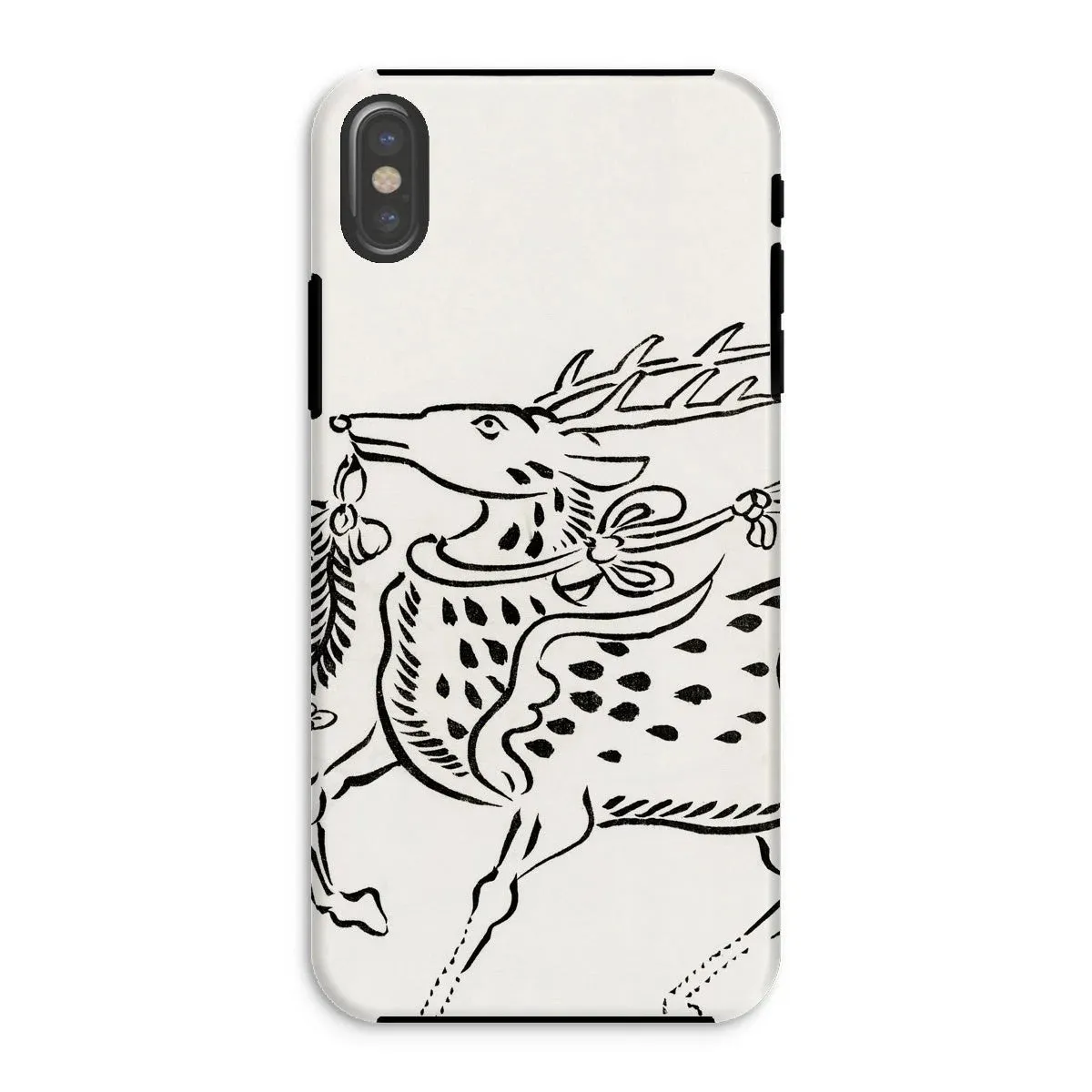 Japanese Deer - Taguchi Tomoki Edo Art iPhone Case