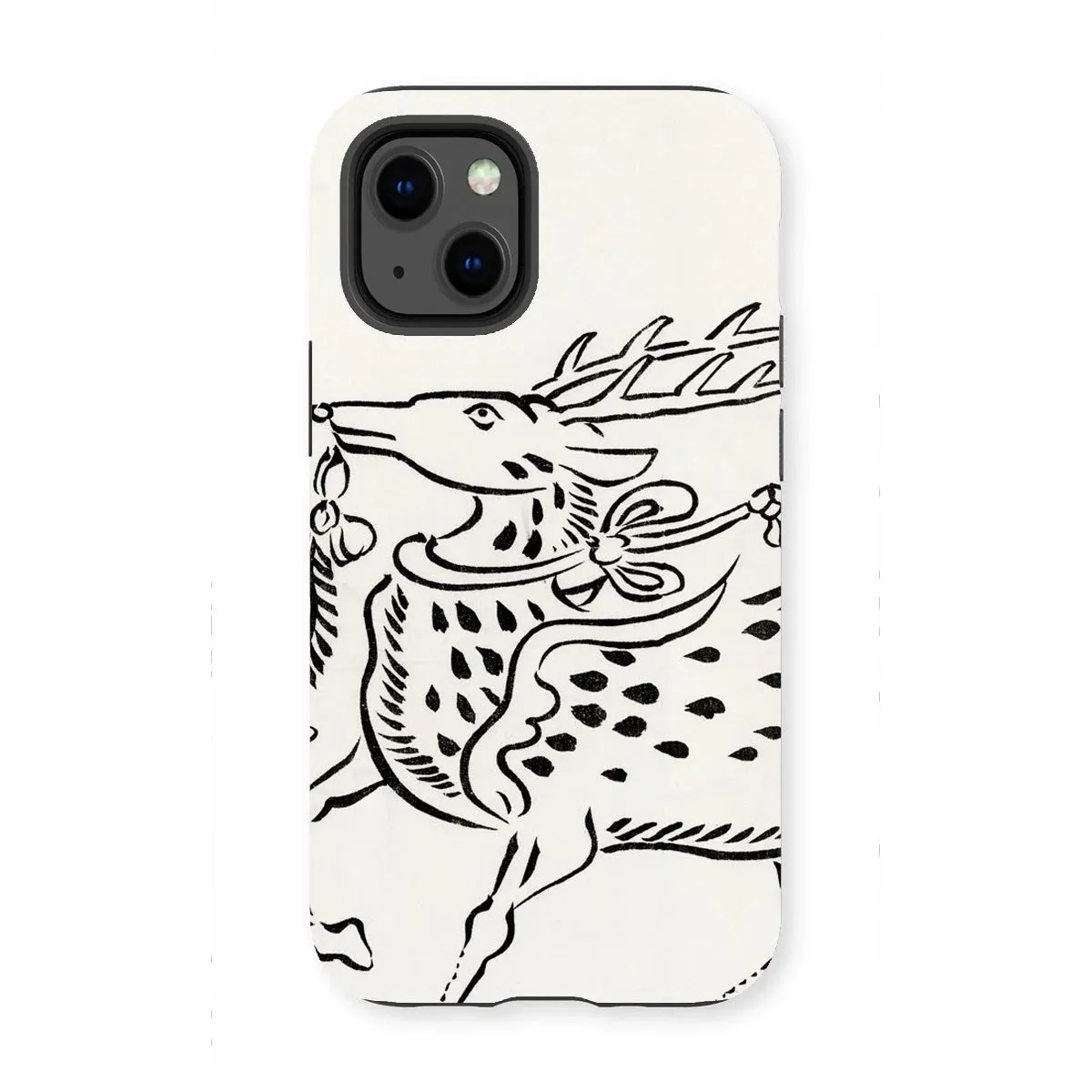 Japanese Deer - Taguchi Tomoki Edo Art iPhone Case