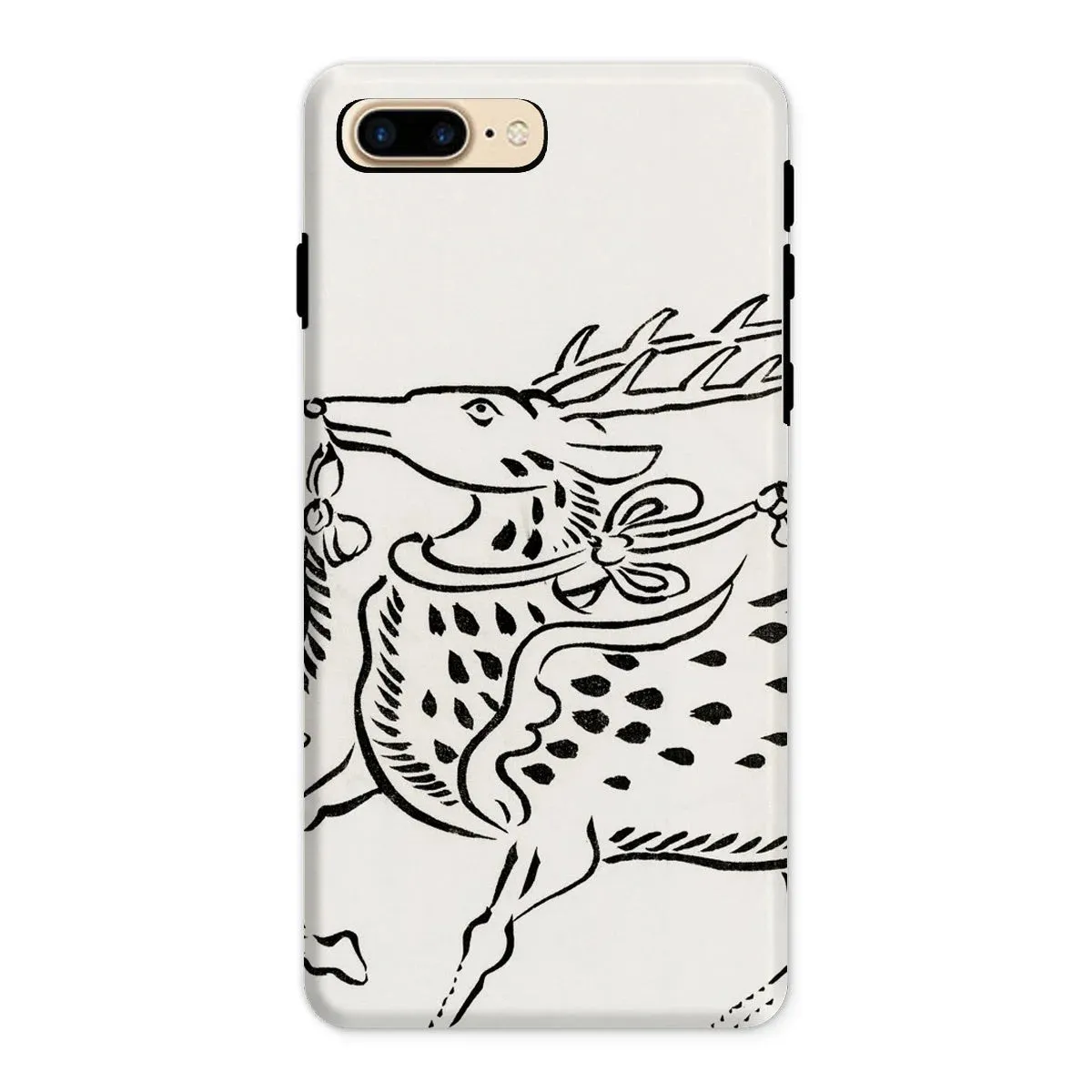 Japanese Deer - Taguchi Tomoki Edo Art iPhone Case