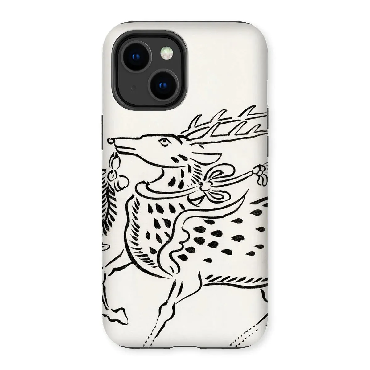 Japanese Deer - Taguchi Tomoki Edo Art iPhone Case