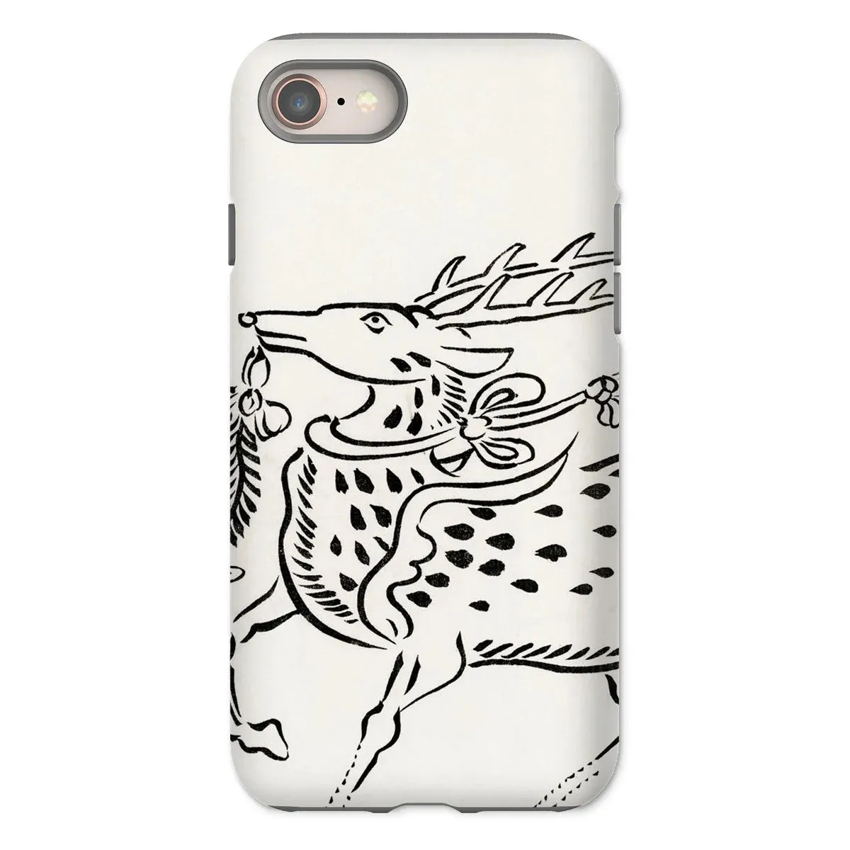 Japanese Deer - Taguchi Tomoki Edo Art iPhone Case