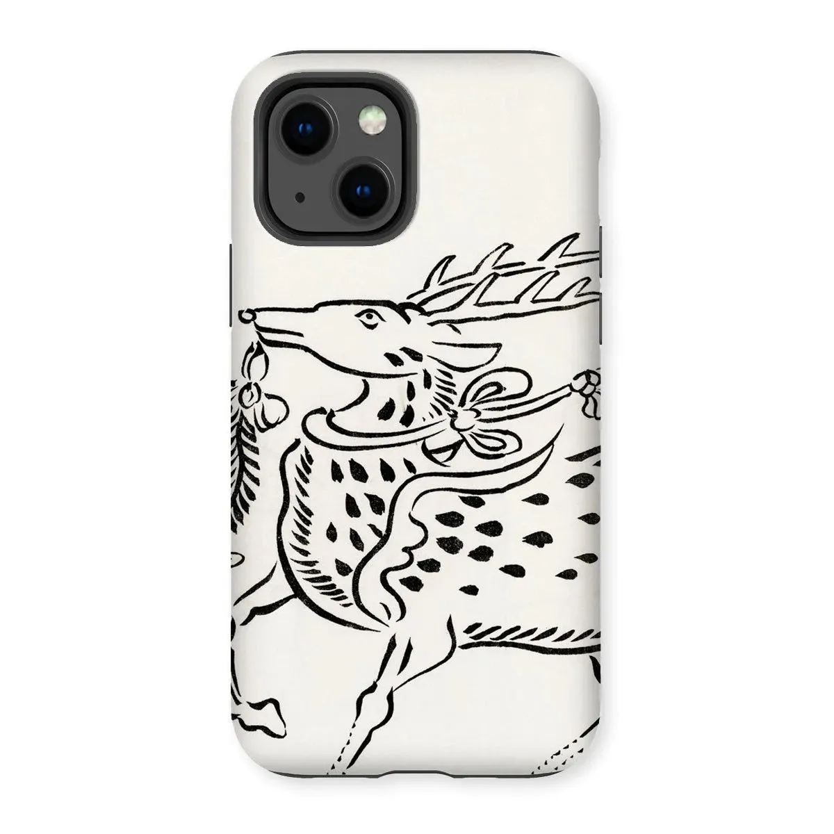 Japanese Deer - Taguchi Tomoki Edo Art iPhone Case