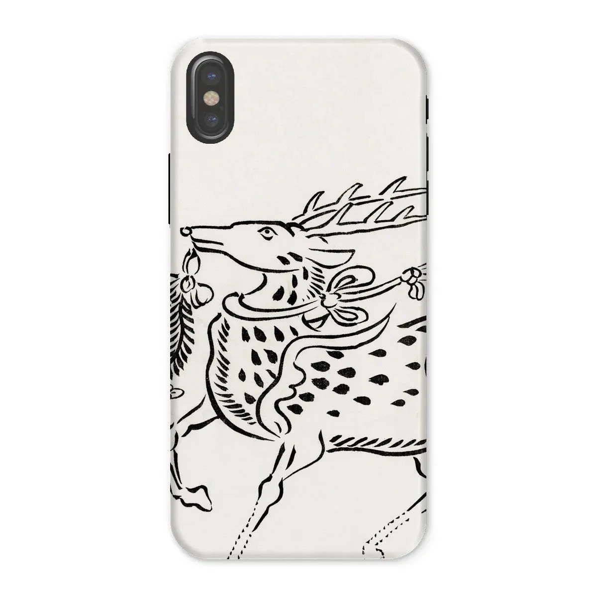 Japanese Deer - Taguchi Tomoki Edo Art iPhone Case