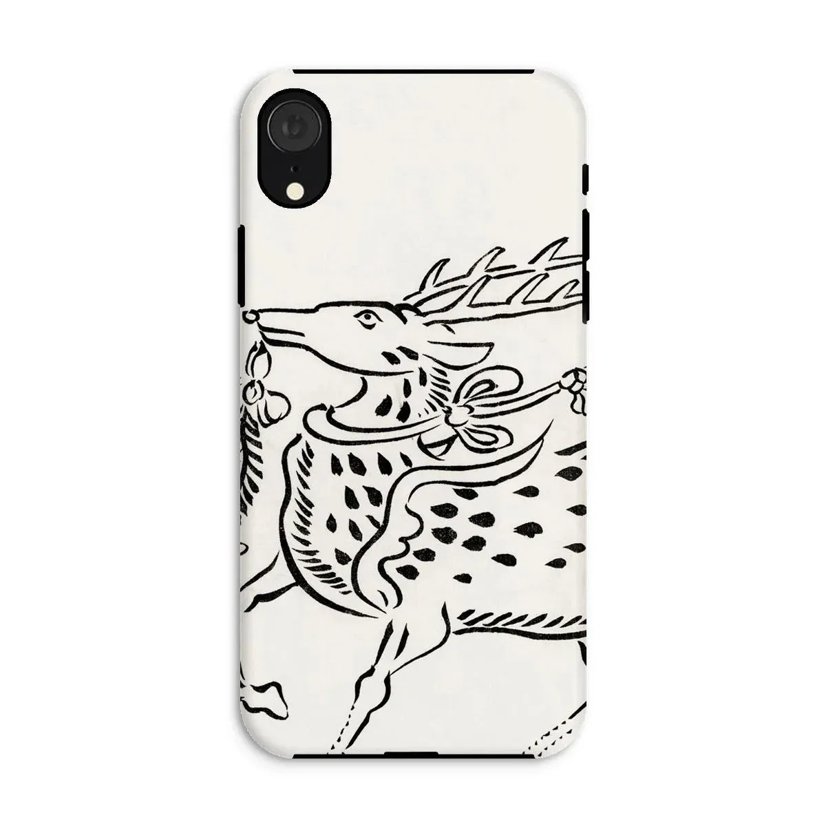 Japanese Deer - Taguchi Tomoki Edo Art iPhone Case