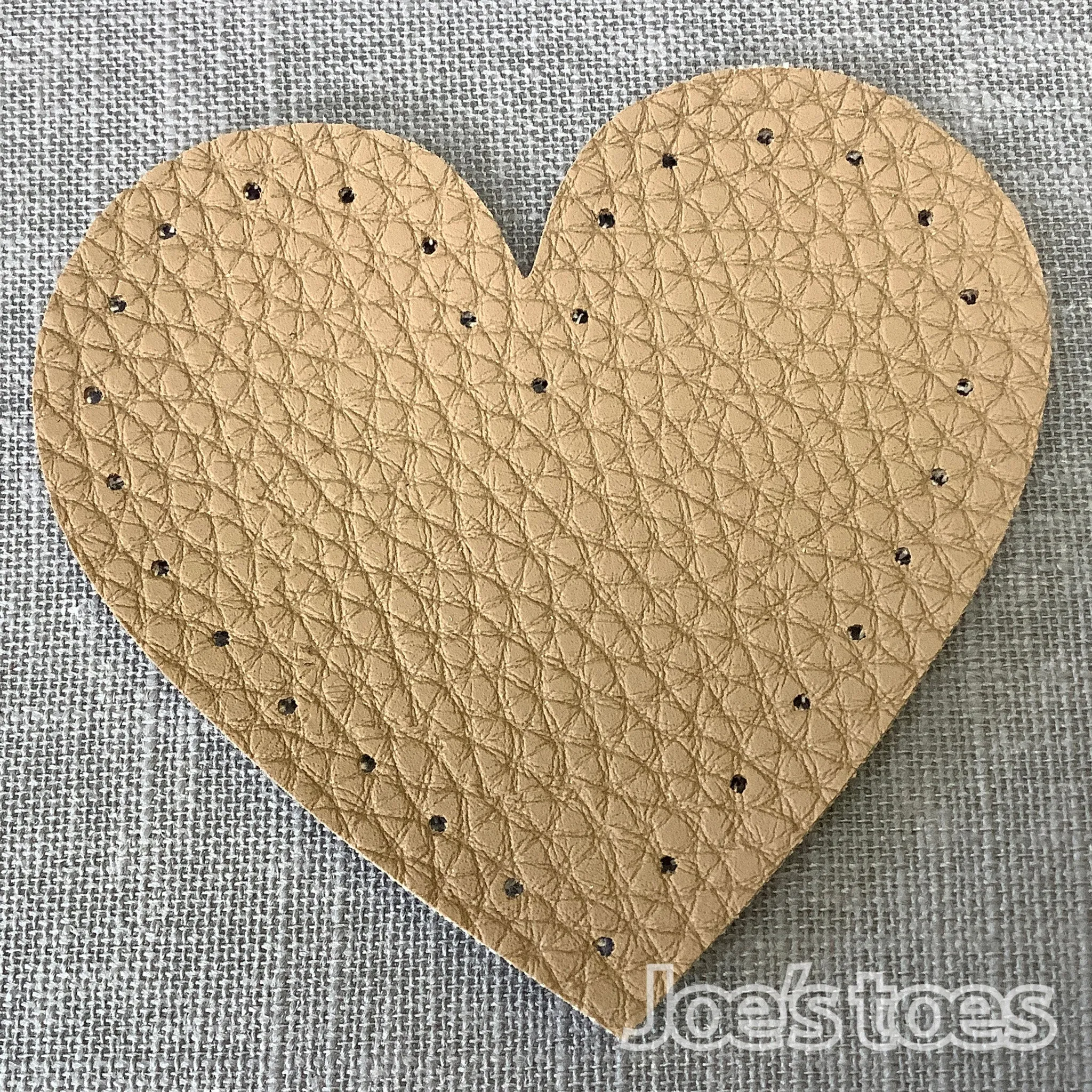 Joe's Toes Heart Shape Sew On Patches