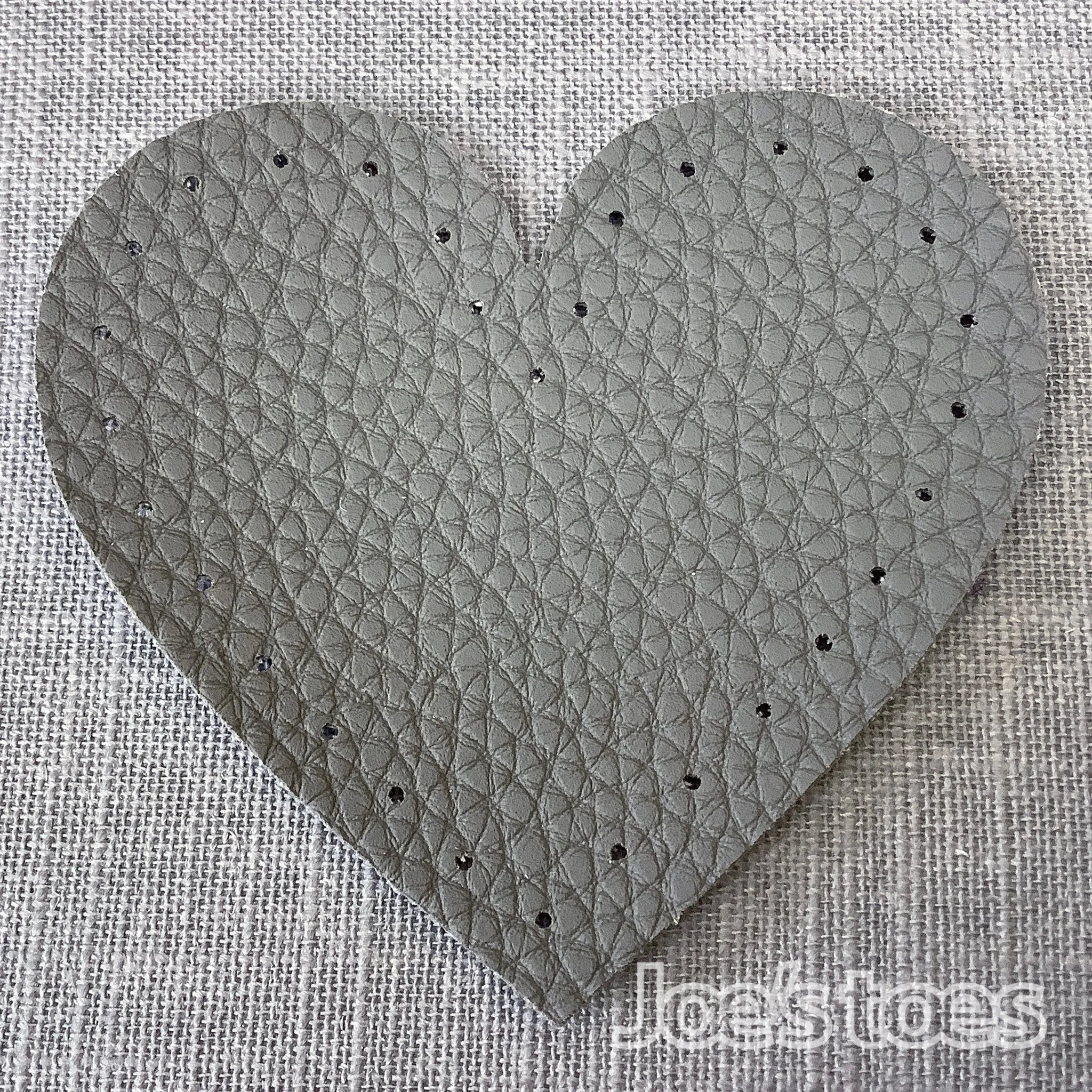 Joe's Toes Heart Shape Sew On Patches