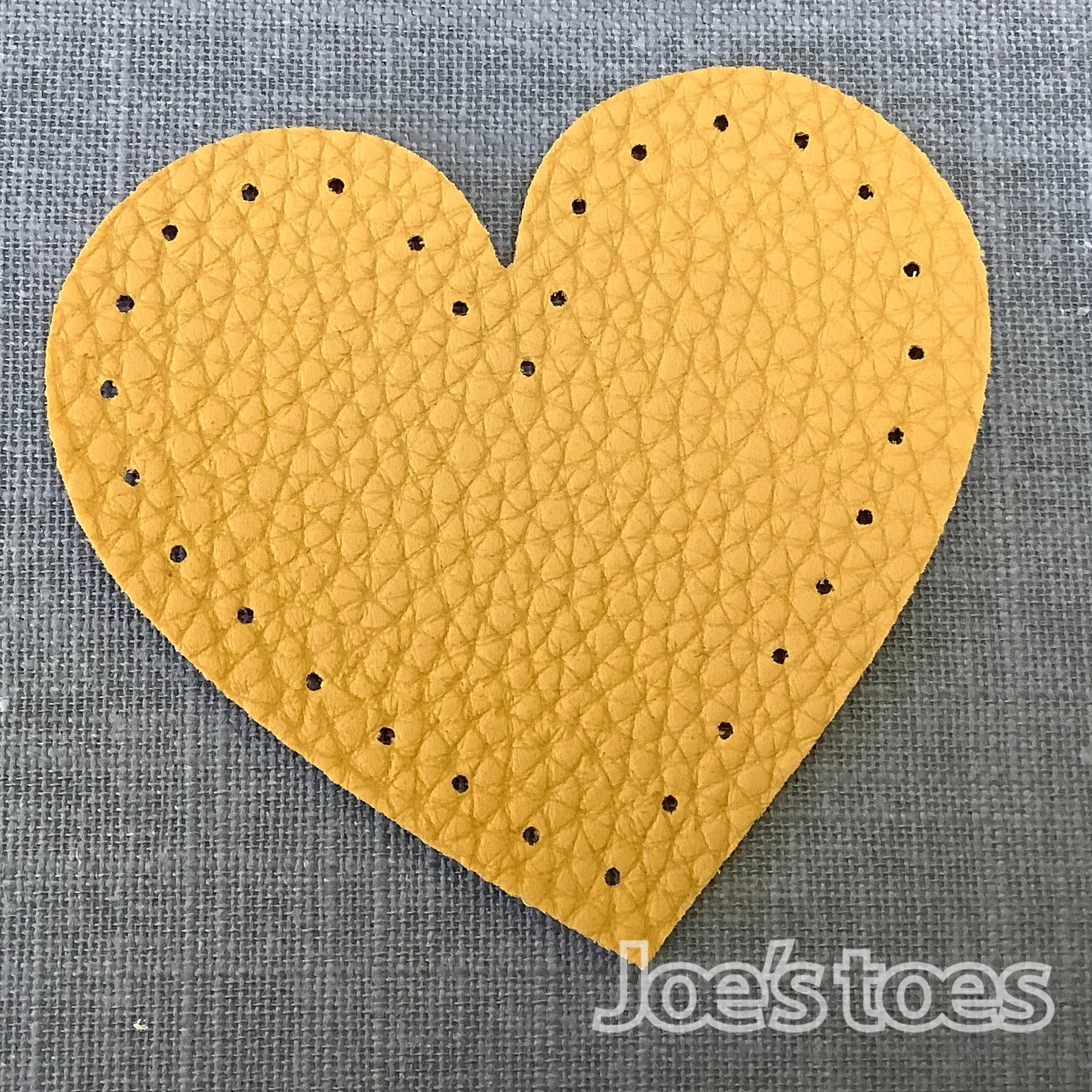 Joe's Toes Heart Shape Sew On Patches