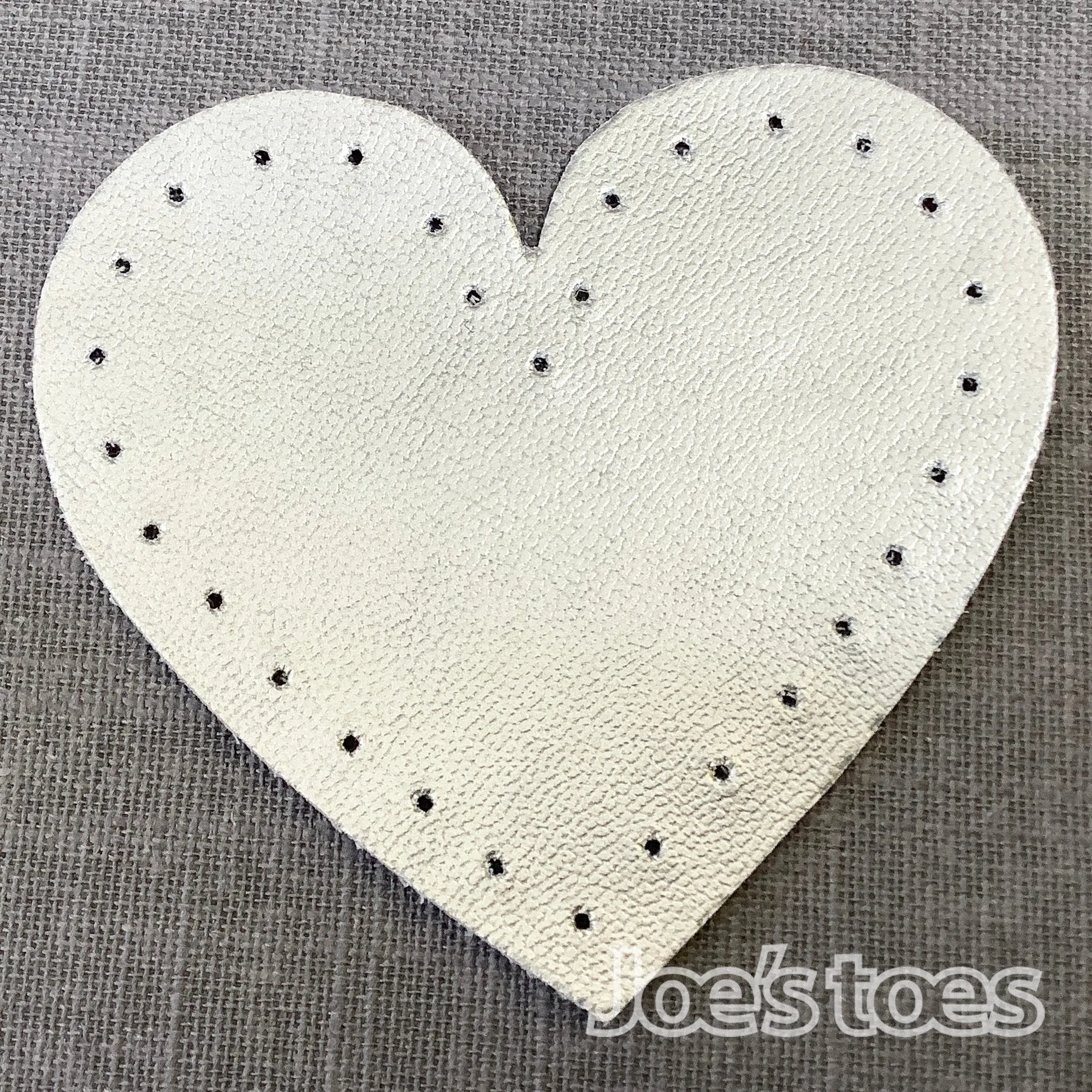 Joe's Toes Heart Shape Sew On Patches