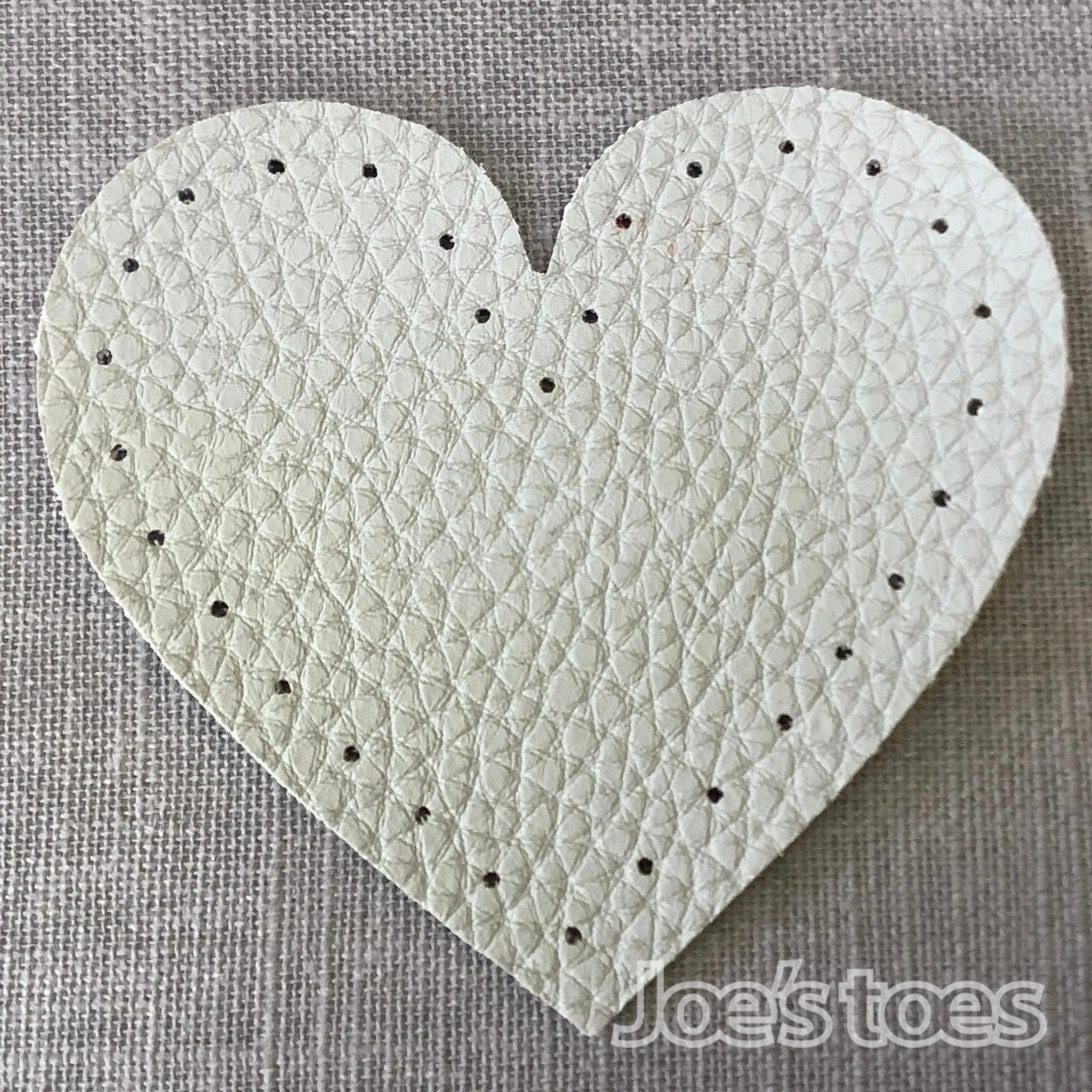 Joe's Toes Heart Shape Sew On Patches