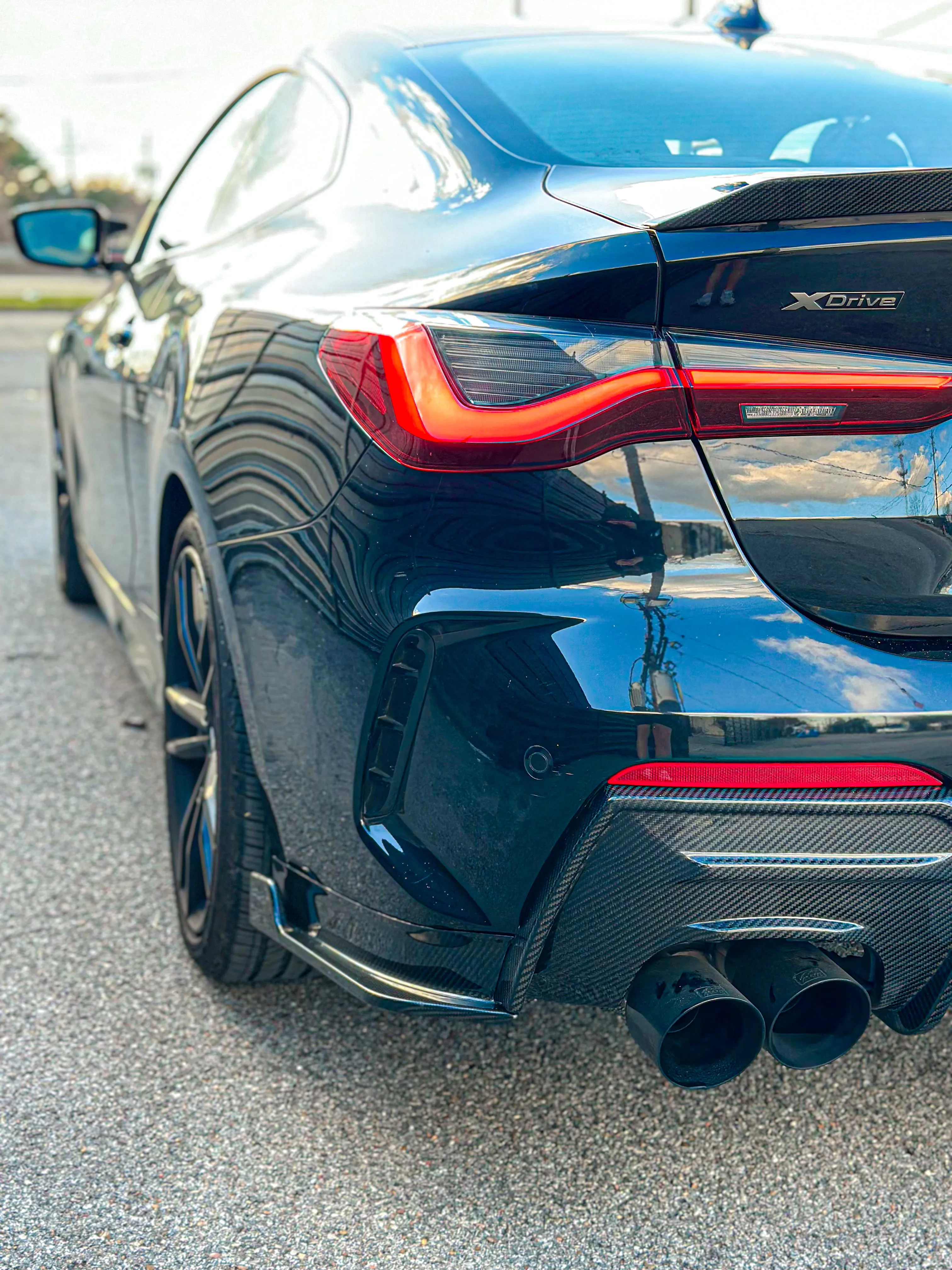 Karbel Carbon Dry Carbon Fiber Rear Diffuser For BMW 4 Series G22 G23 430i M440i 2020-ON