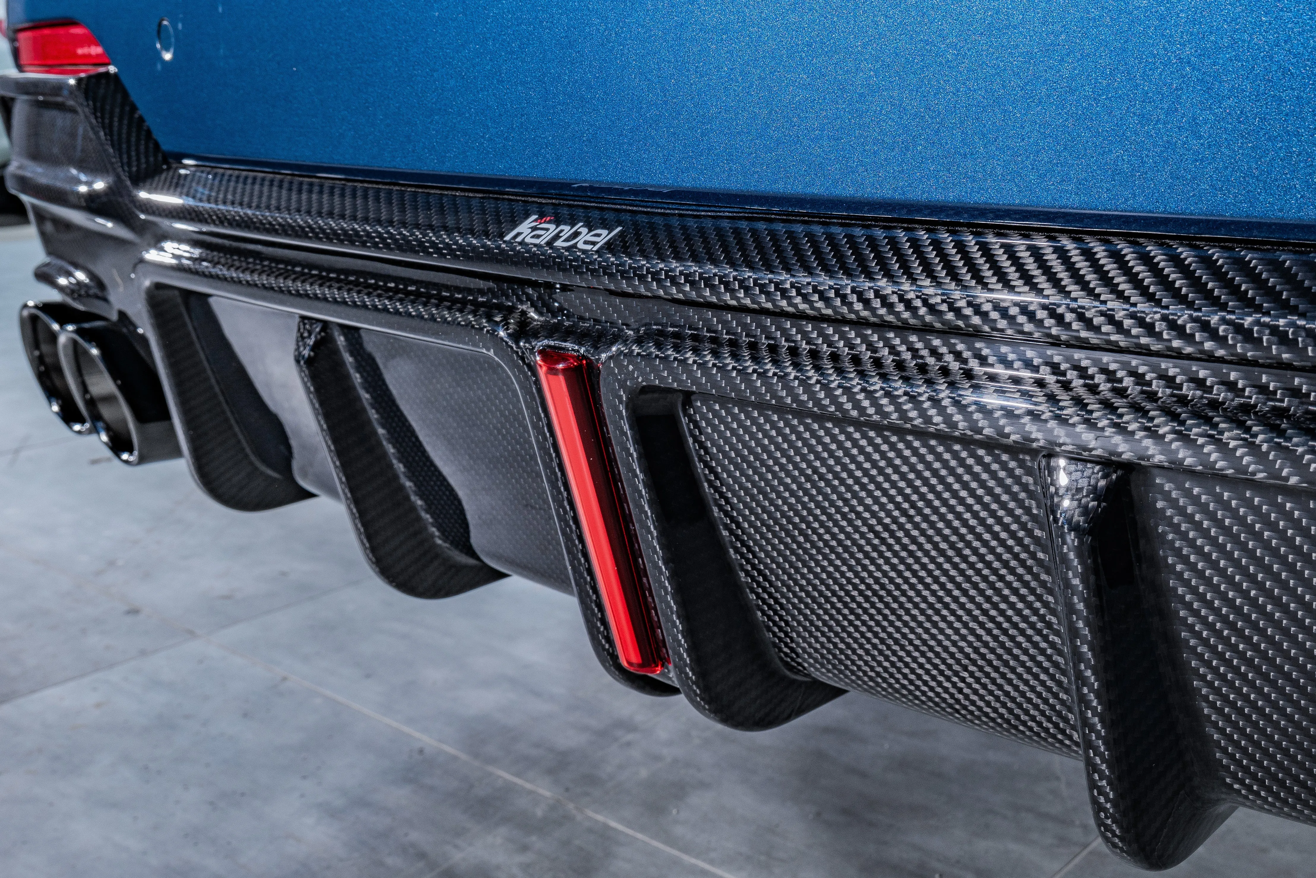 Karbel Carbon Dry Carbon Fiber Rear Diffuser For BMW 4 Series G22 G23 430i M440i 2020-ON