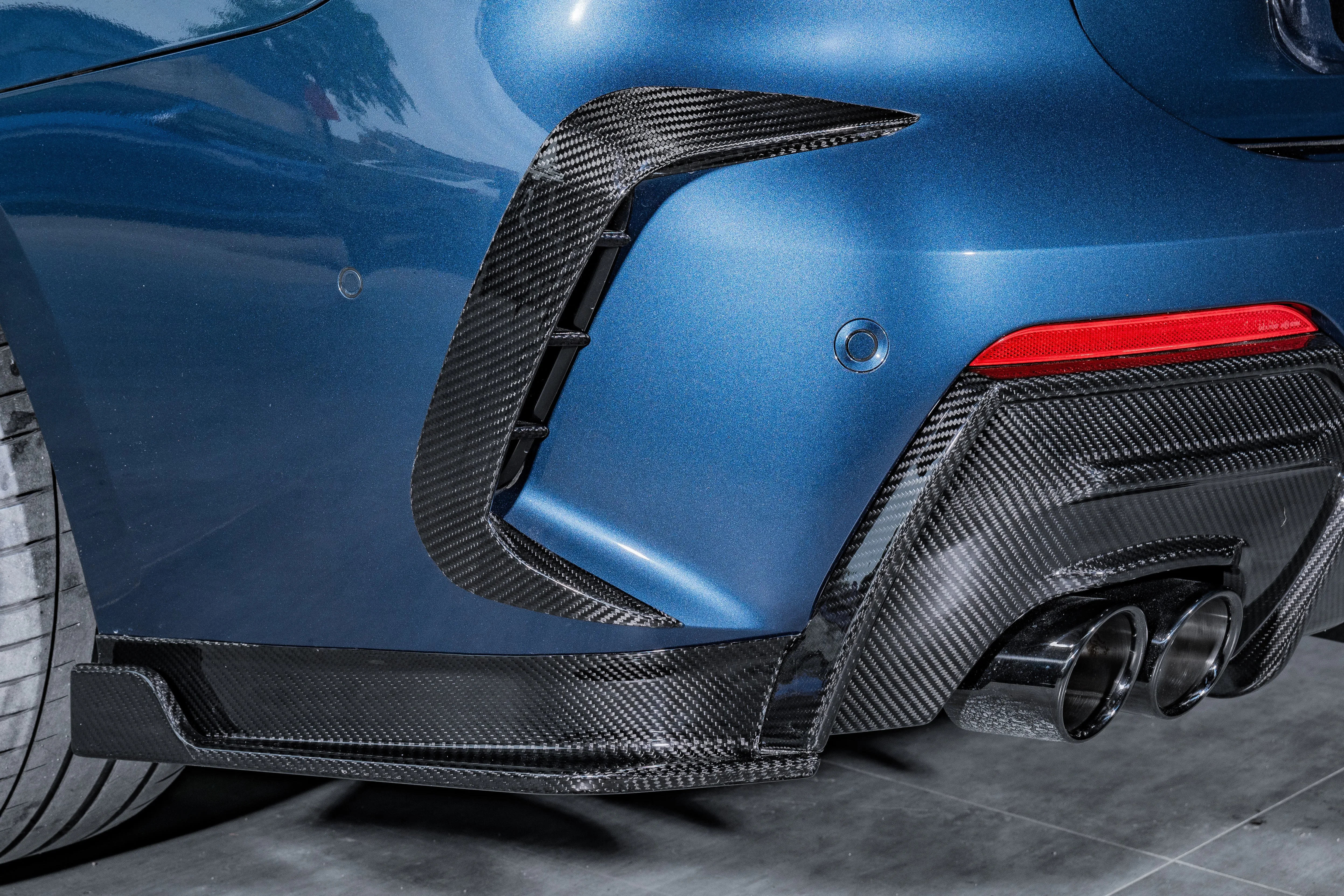 Karbel Carbon Dry Carbon Fiber Rear Diffuser For BMW 4 Series G22 G23 430i M440i 2020-ON