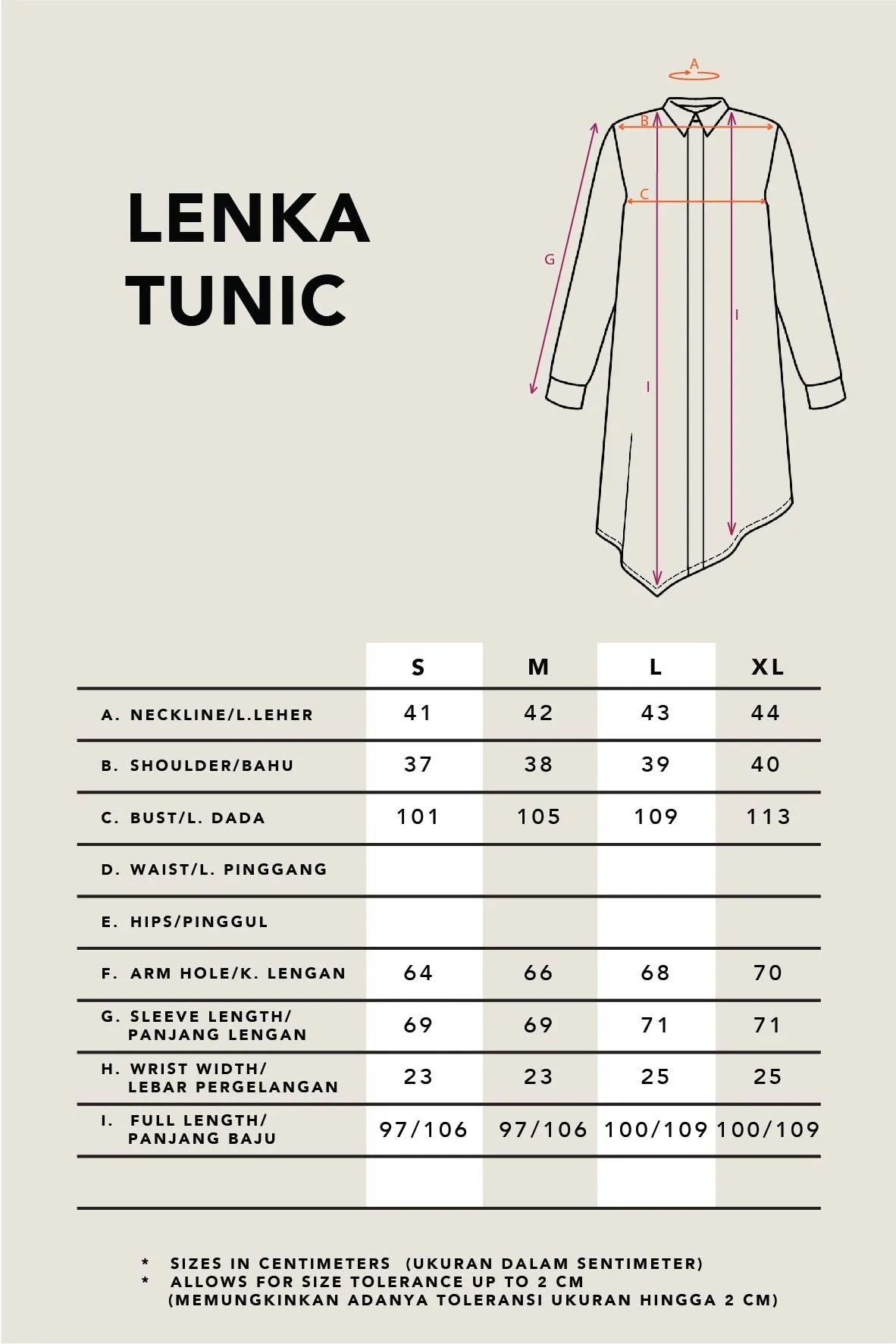 LENKA TUNIC LAVENDER