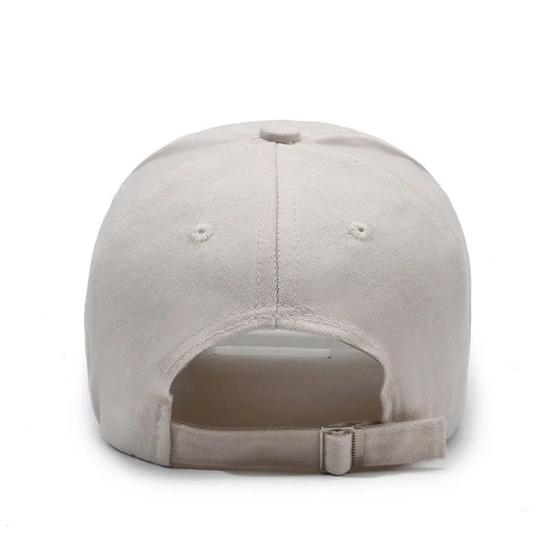 Letter B Soft Top All-match Casual Curved Brim Face-looking Little Girl Peaked Cap